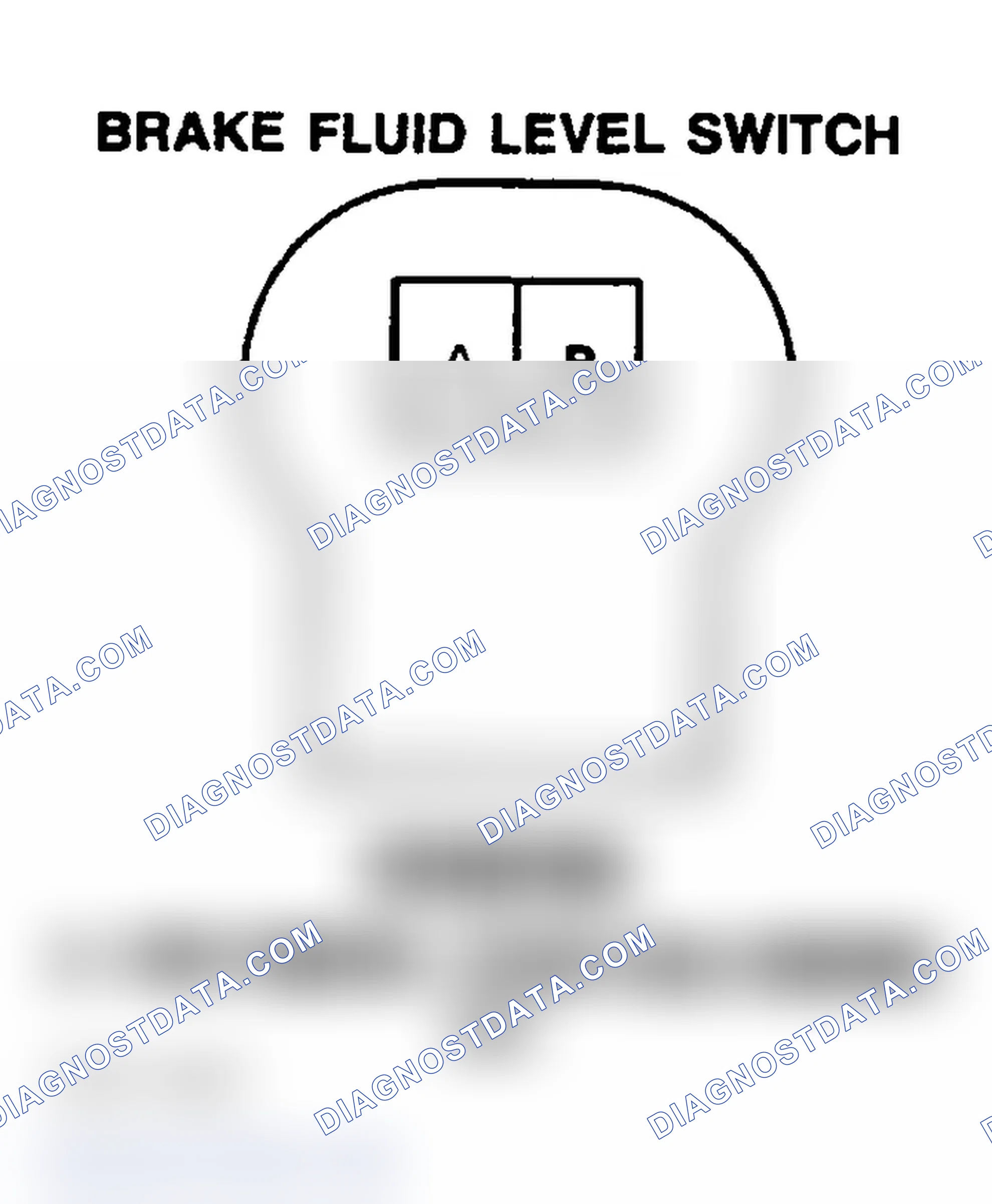 Scheme 96: BRAKE FLUID LEVEL SWITCH