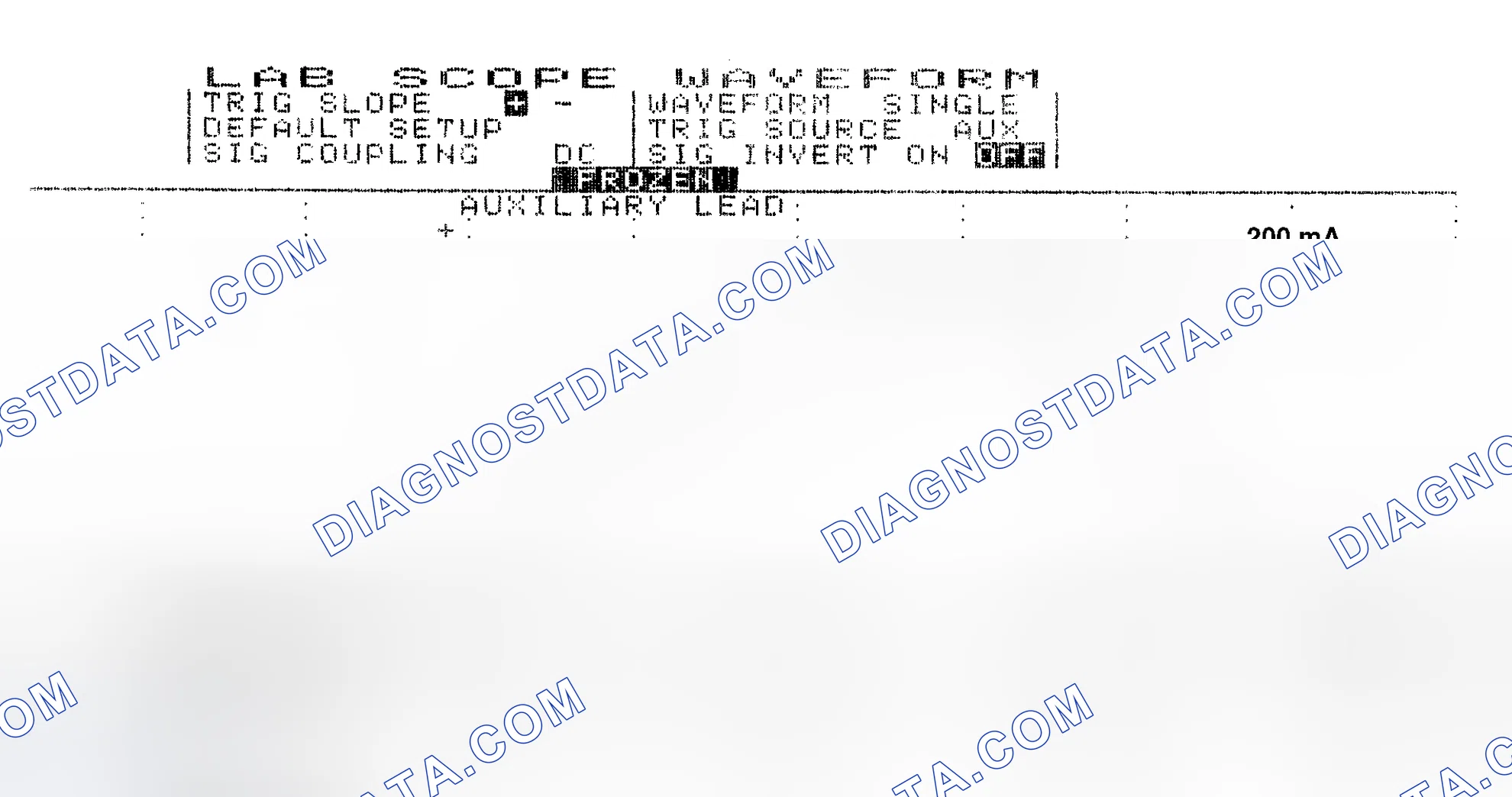 Scheme 13: Single Injector w/Normal Current Flow - Current Pattern