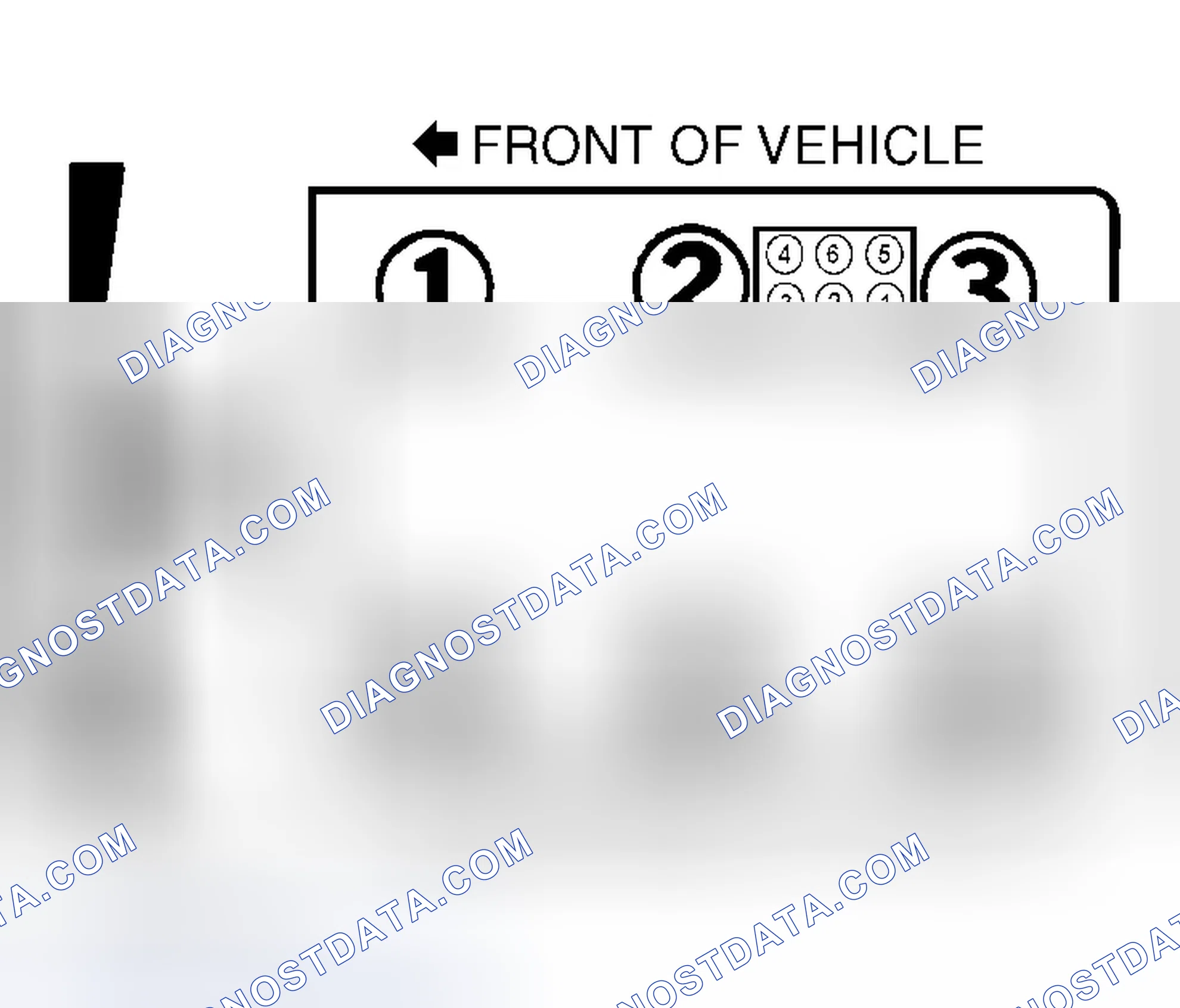 Scheme 5: Identifying Firing Order & Timing Marks (3.0L - VIN "U &V" & 4.0L - VIN "X")