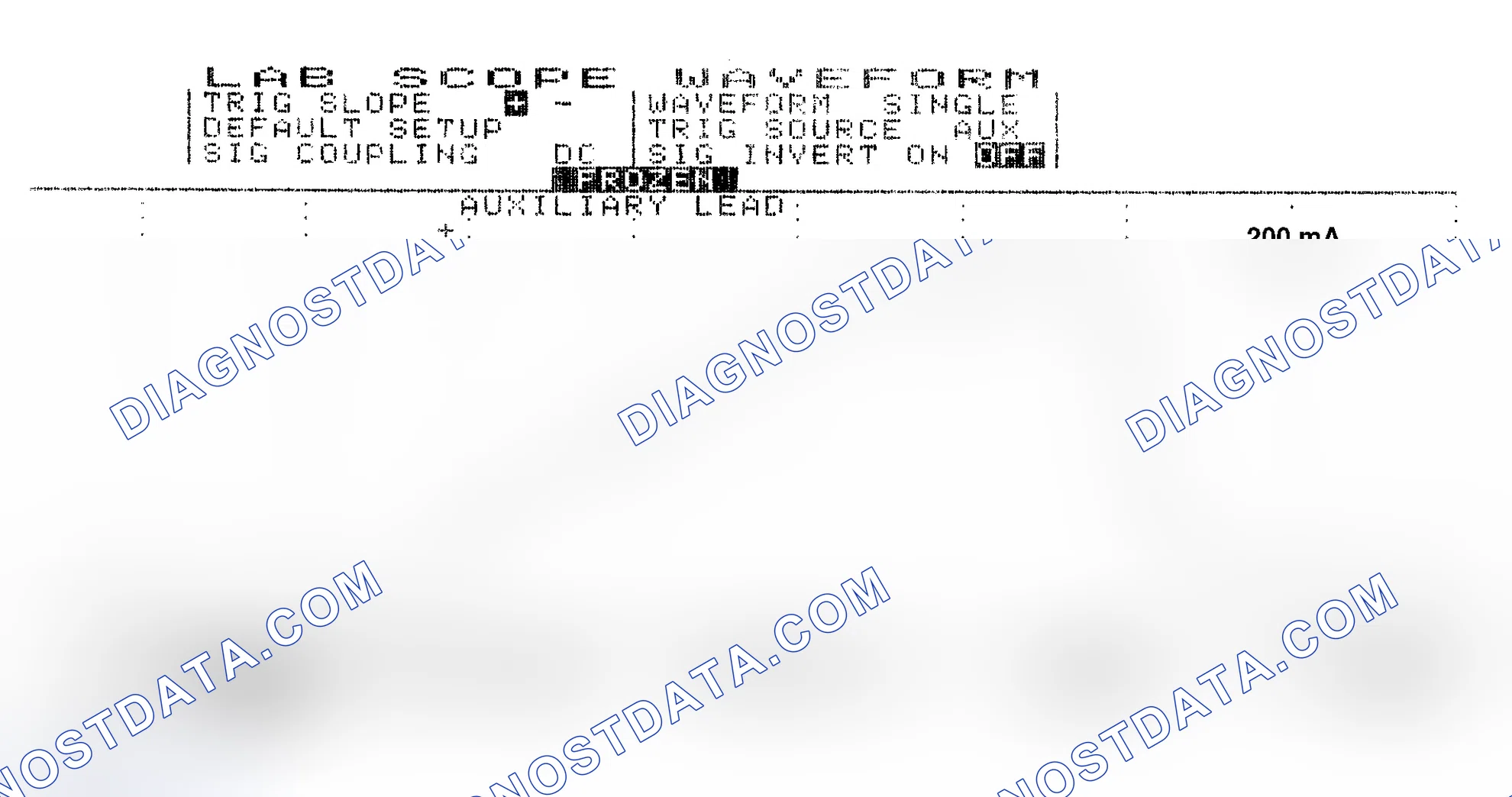 Scheme 13: Single Injector w/Normal Current Flow - Current Pattern