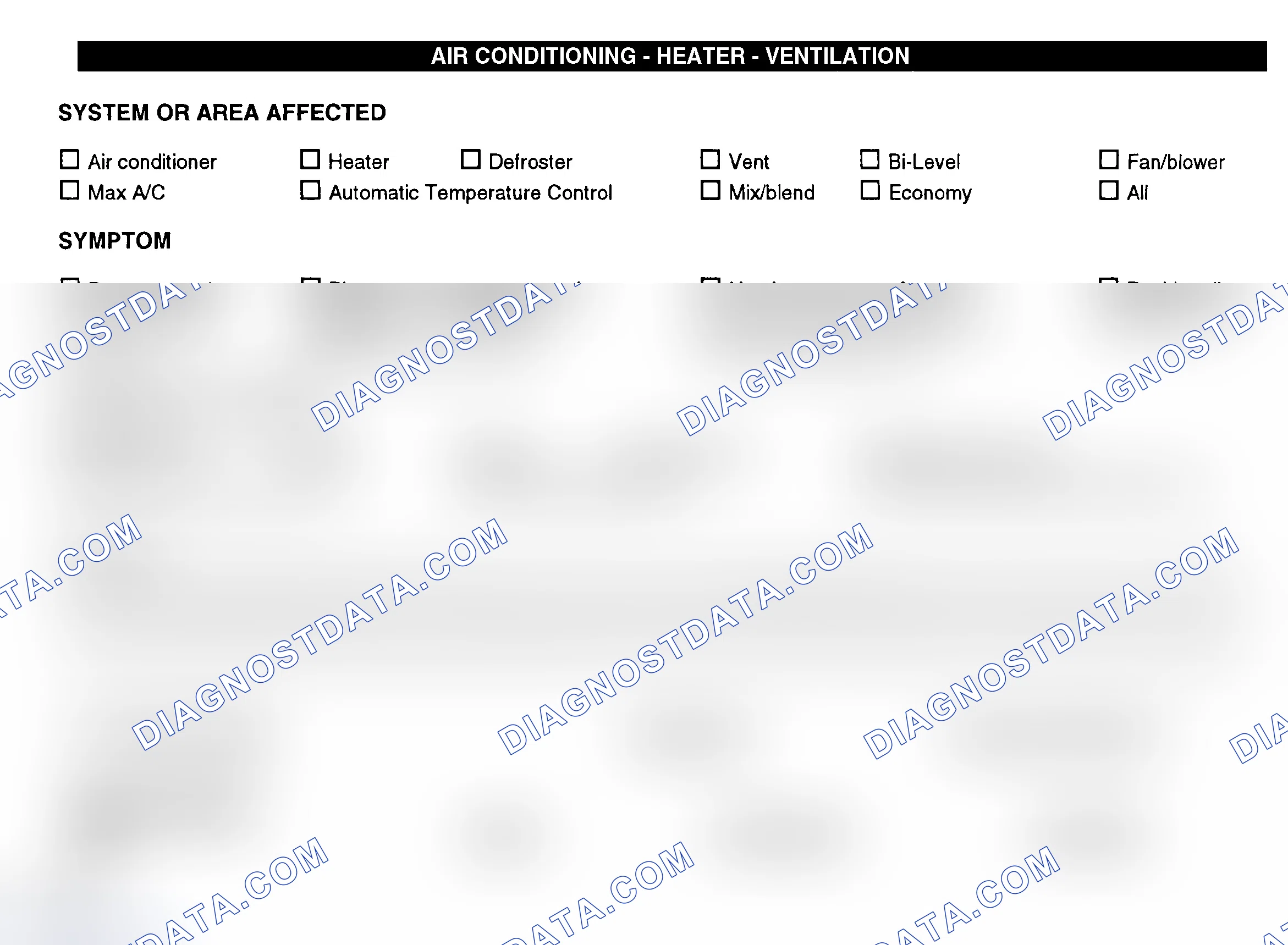 Scheme 8: Air Conditioning, Heater & Ventilation