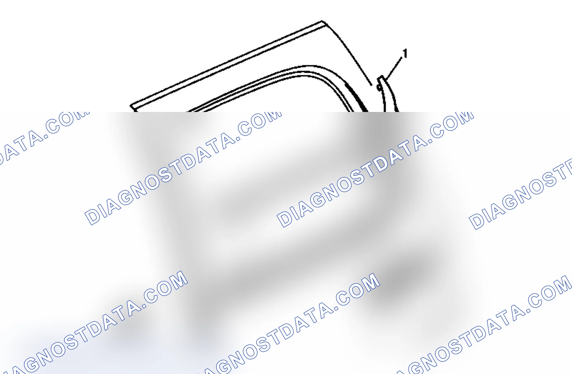 Scheme 21: Rear Side Door Window Outer Sealing Strip Replacement (Except Cadillac)