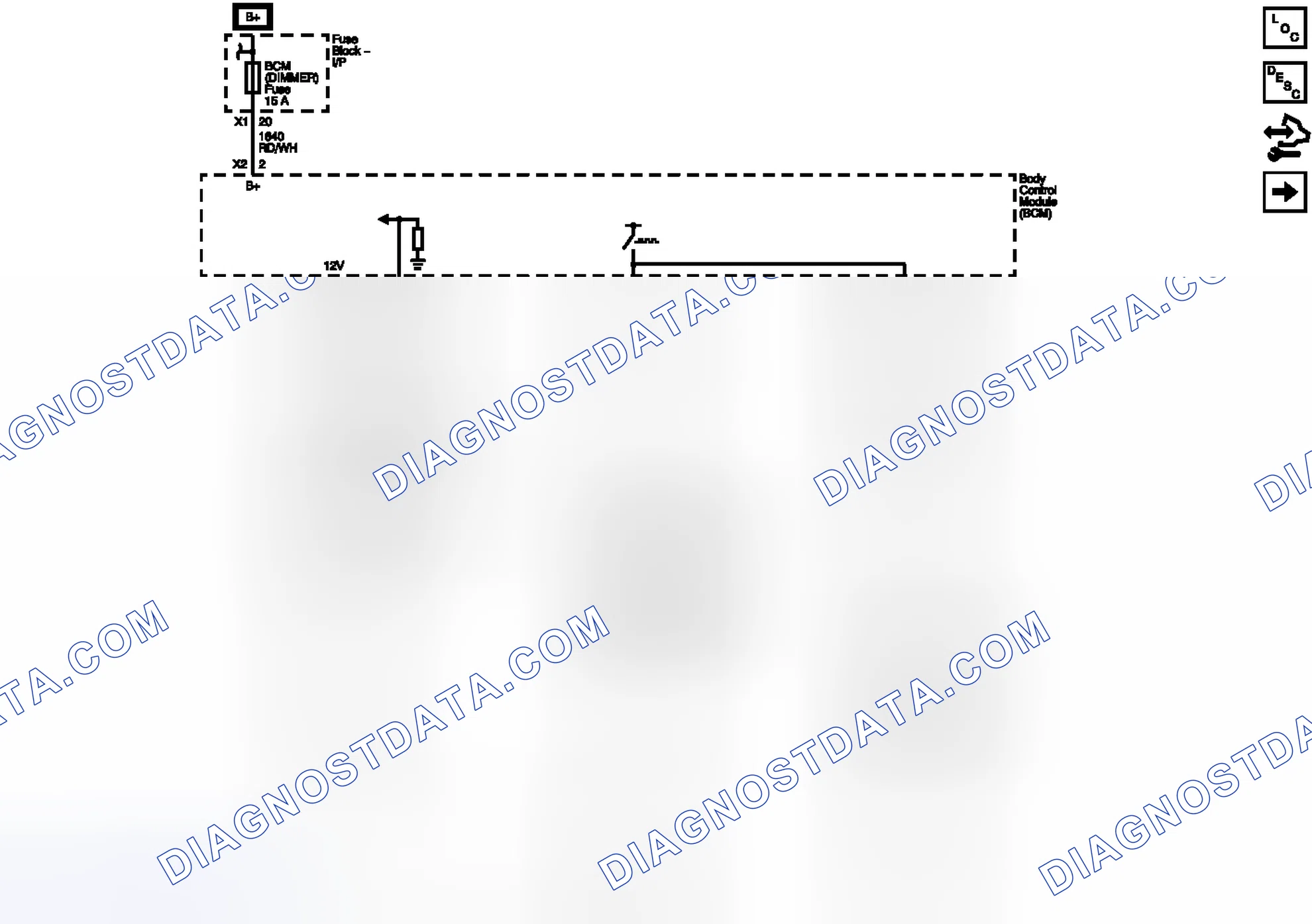 Scheme 11: Dimming Control, Garage Door Opener, and Shift Lever Position Indicator