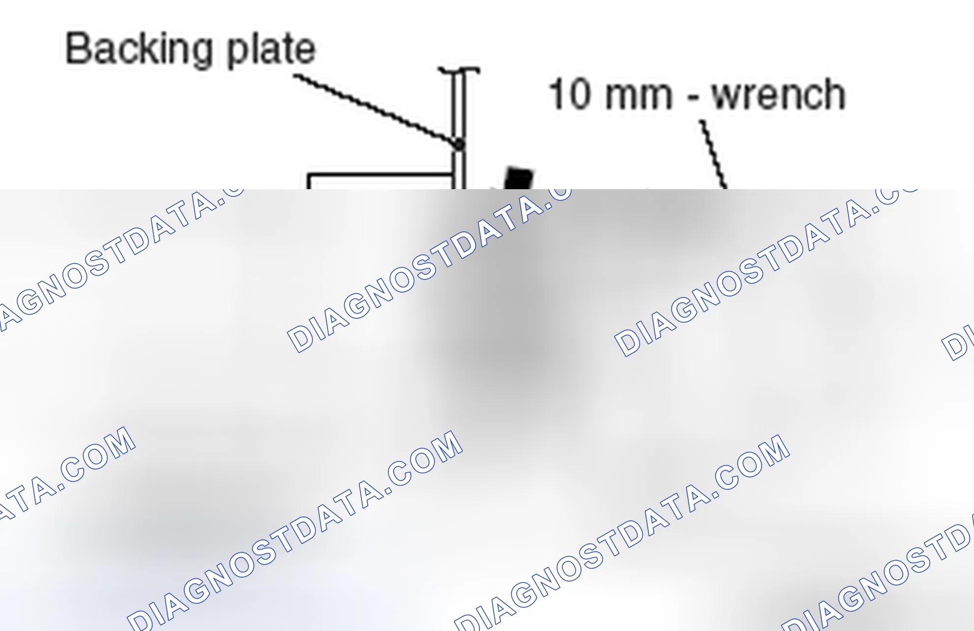 Scheme 38: << A >> PARKING BRAKE REAR CABLE REMOVAL