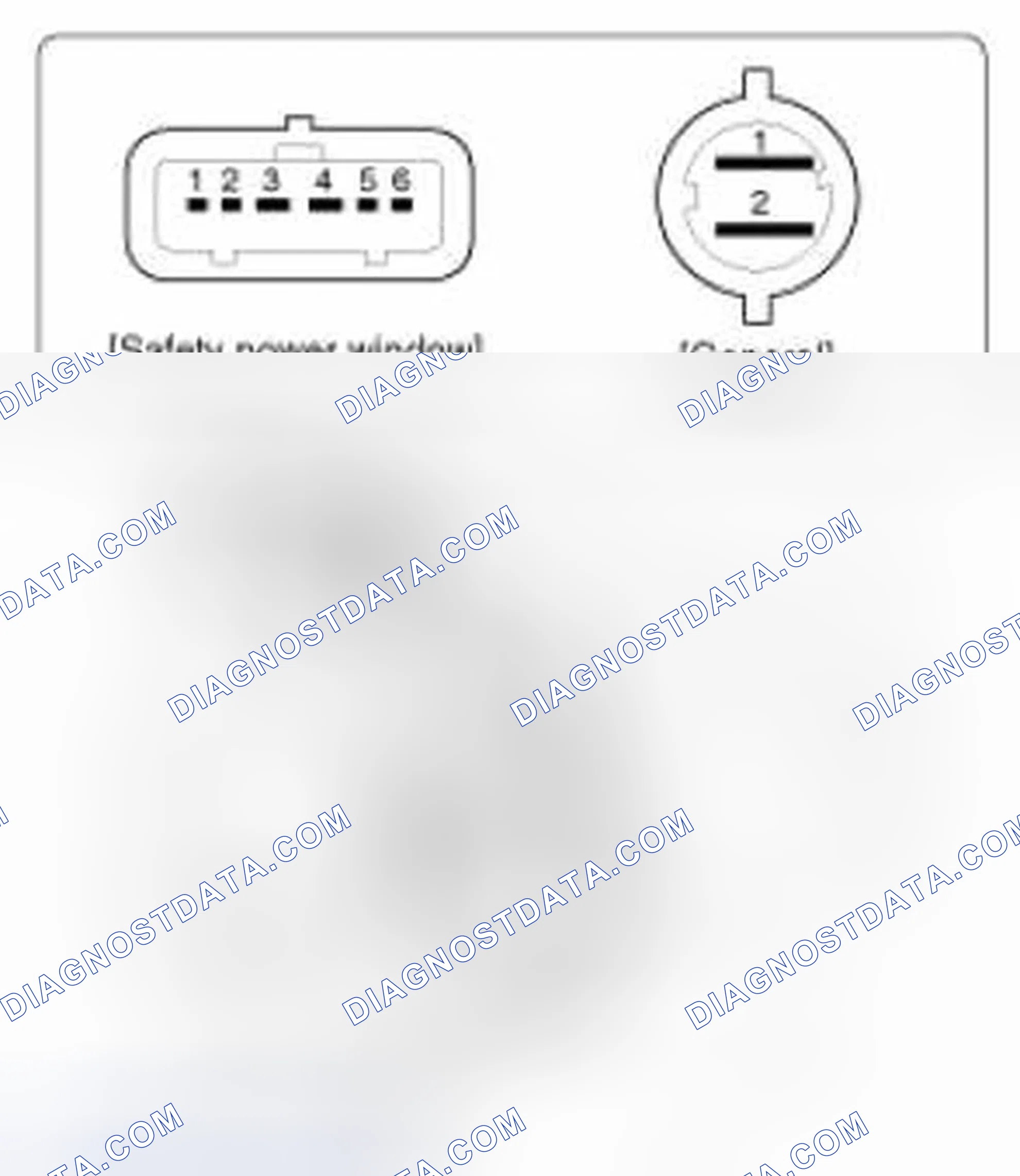 Scheme 21: Front Power Window Motor Inspection