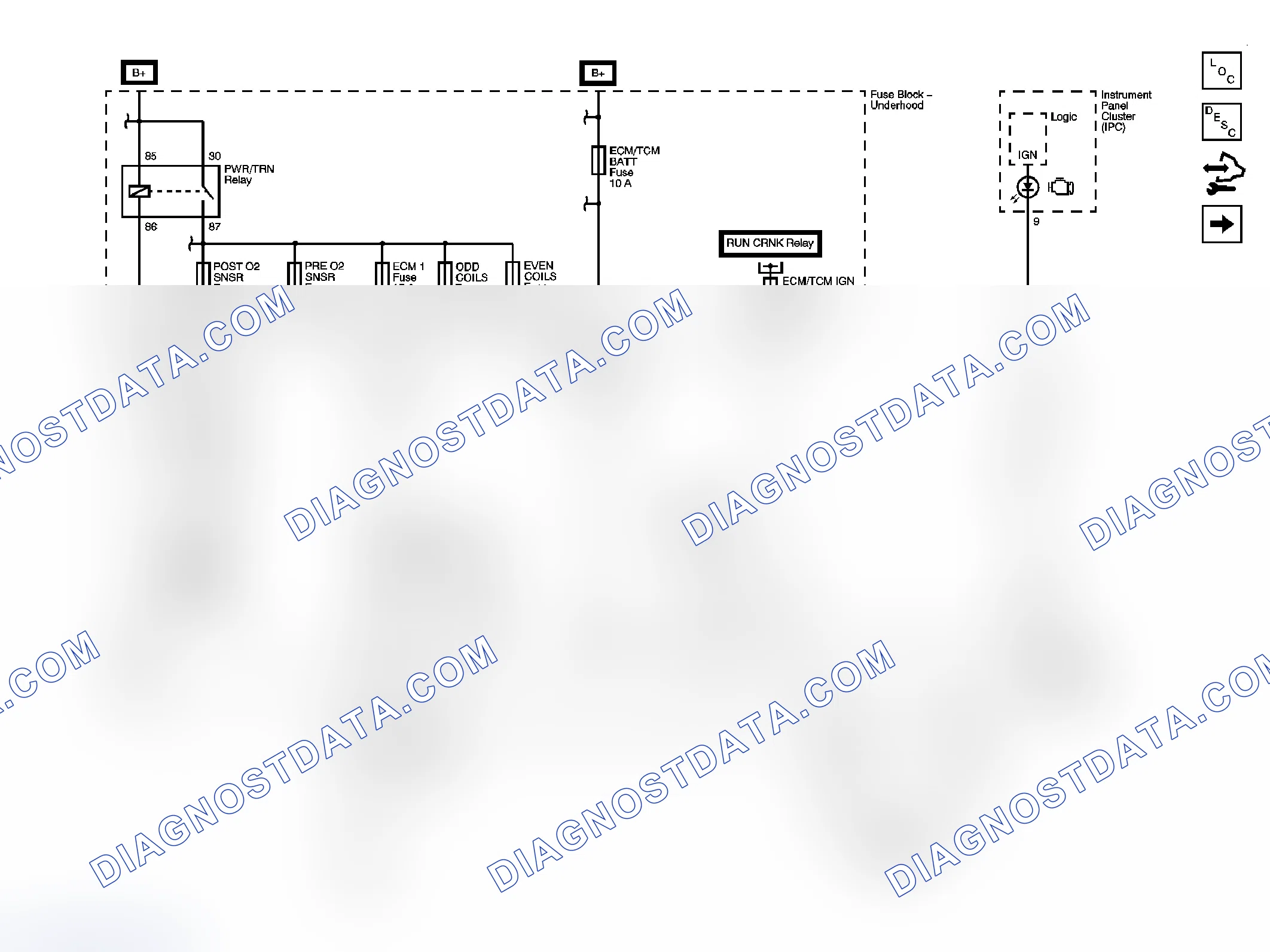 Scheme 102: Engine Controls Schematics