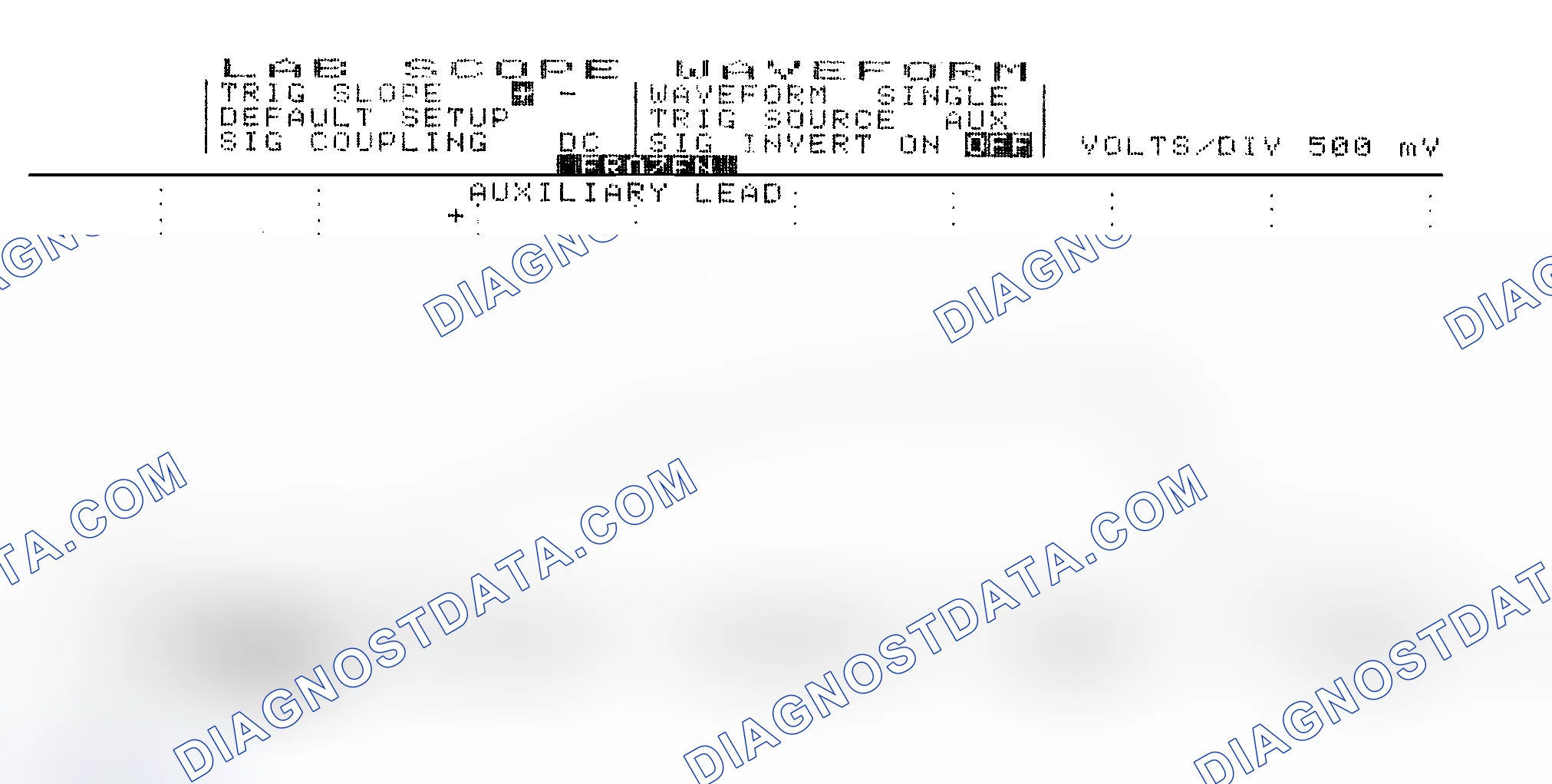 Scheme 14: Single Injector w/Excessive Current Flow - Current Pattern