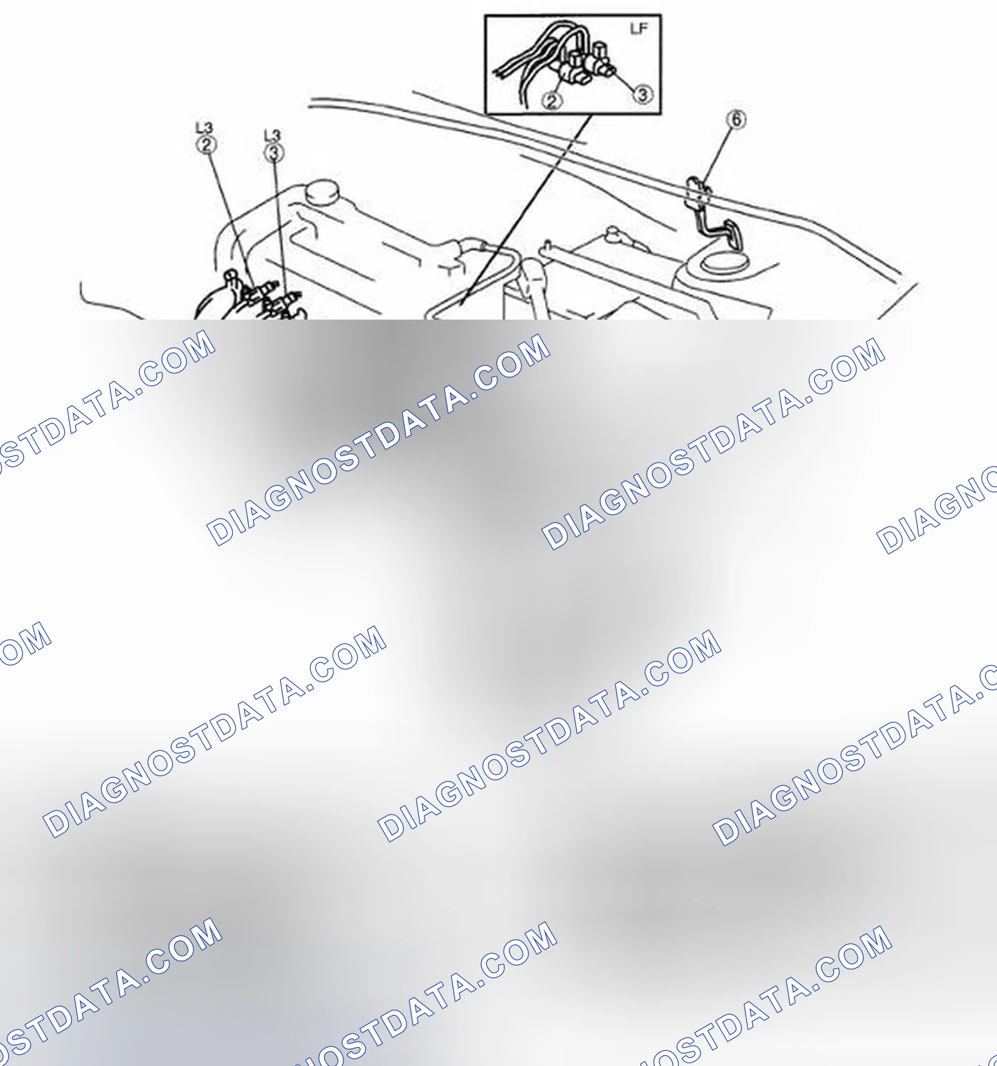 Scheme 283: INTAKE AIR SYSTEM LOCATION INDEX [LF, L3]