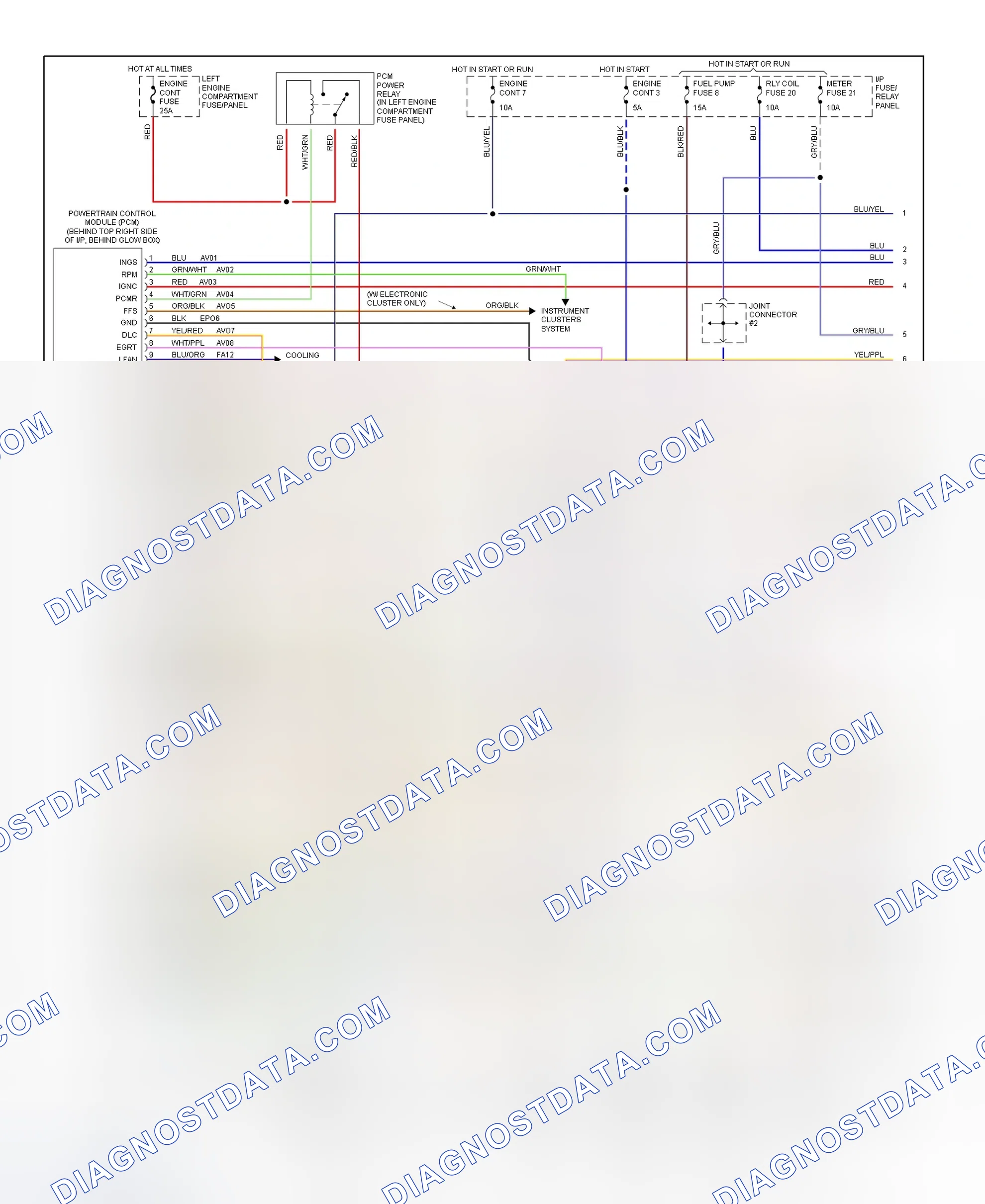 Scheme 26: Wiring Diagram (Villager - 3.0L - 1 Of 2)