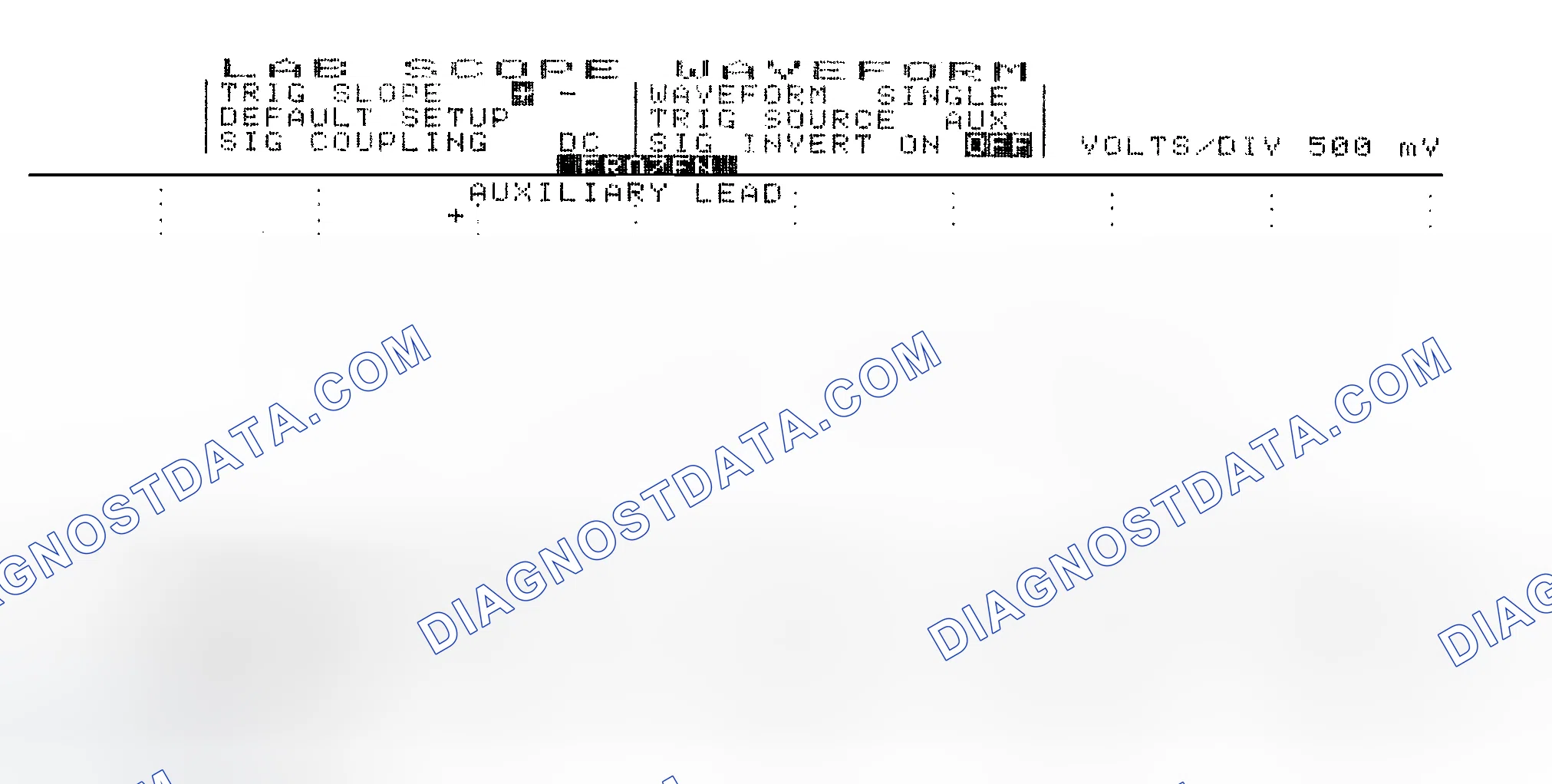 Scheme 14: Single Injector w/Excessive Current Flow - Current Pattern