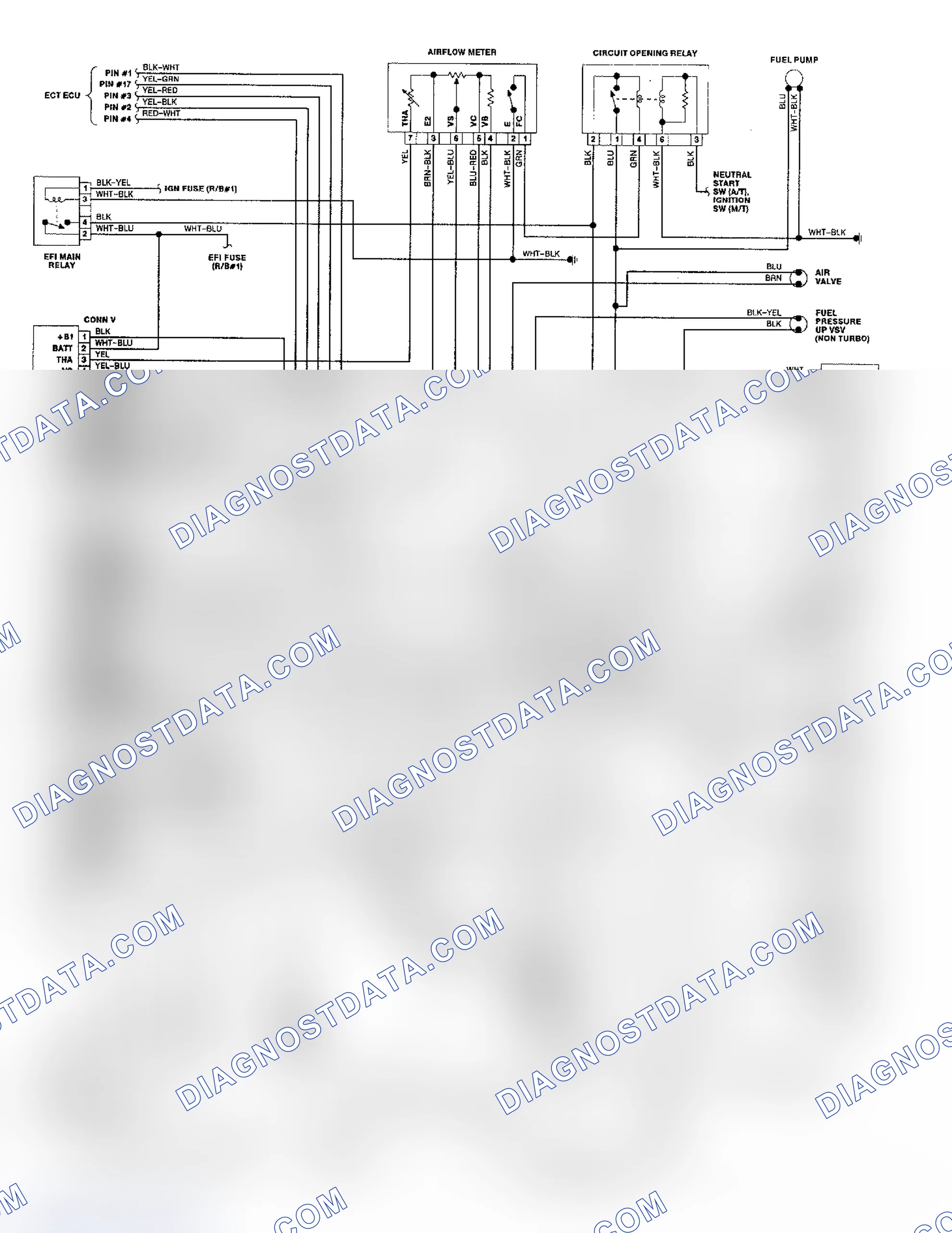 Scheme 161: Wiring Diagram (Pickup & 4Runner 4-Cylinder)