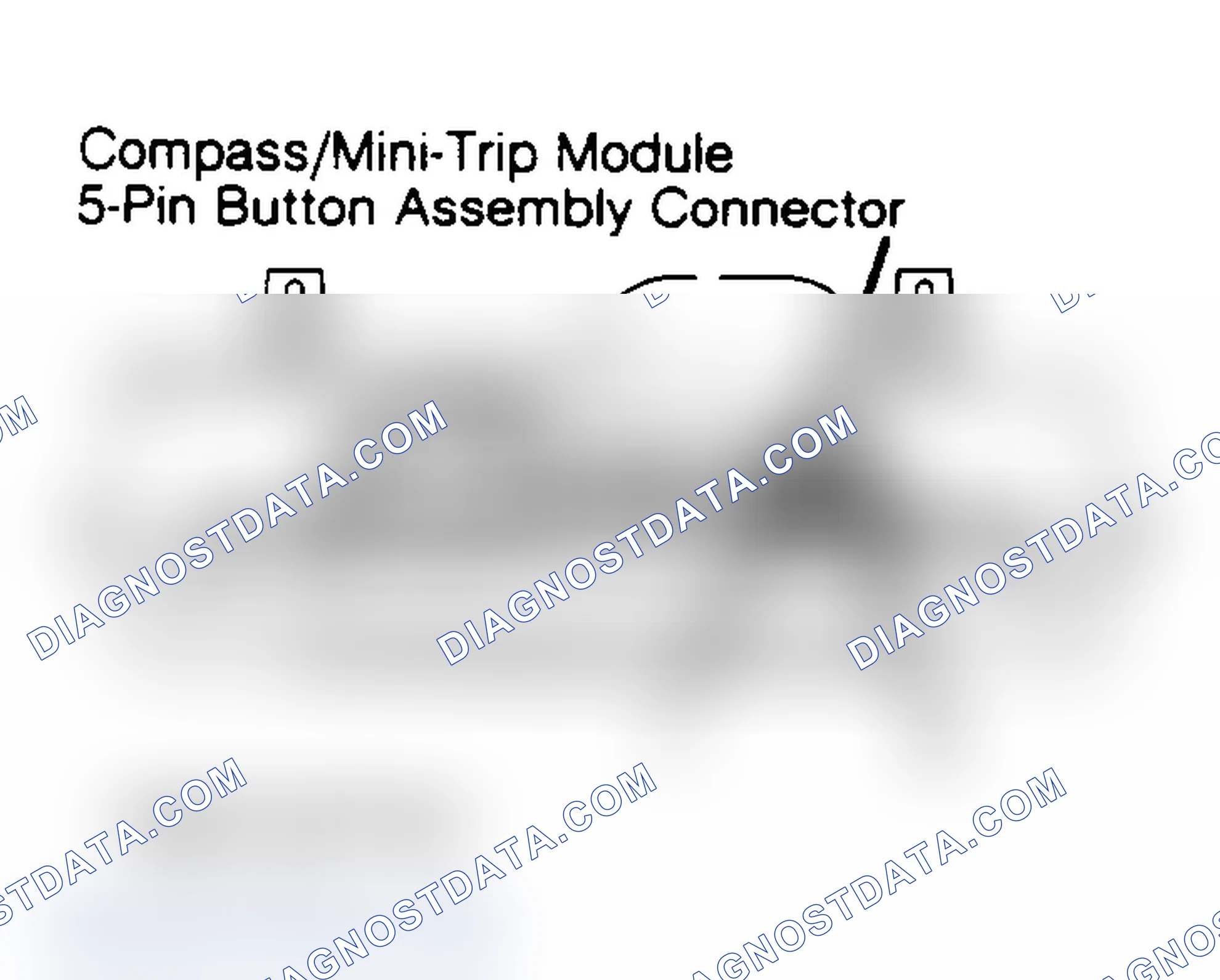 Scheme 53: TEST 6C - Diagnosing Blank Screen/Buttons On Compass/Mini-Trip Module