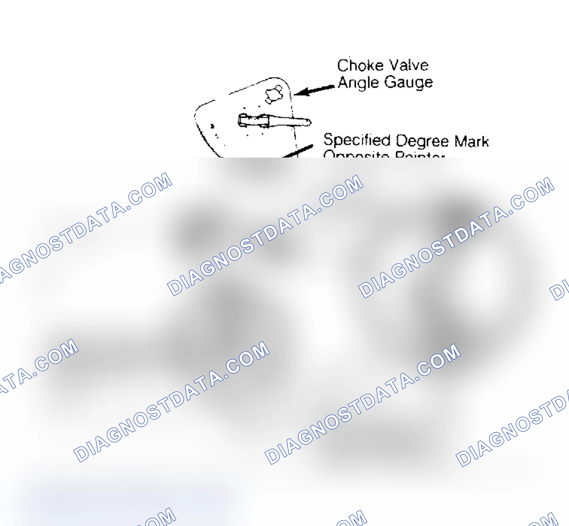 Scheme 46: Choke Rod (Fast Idle Cam) Adjustment
