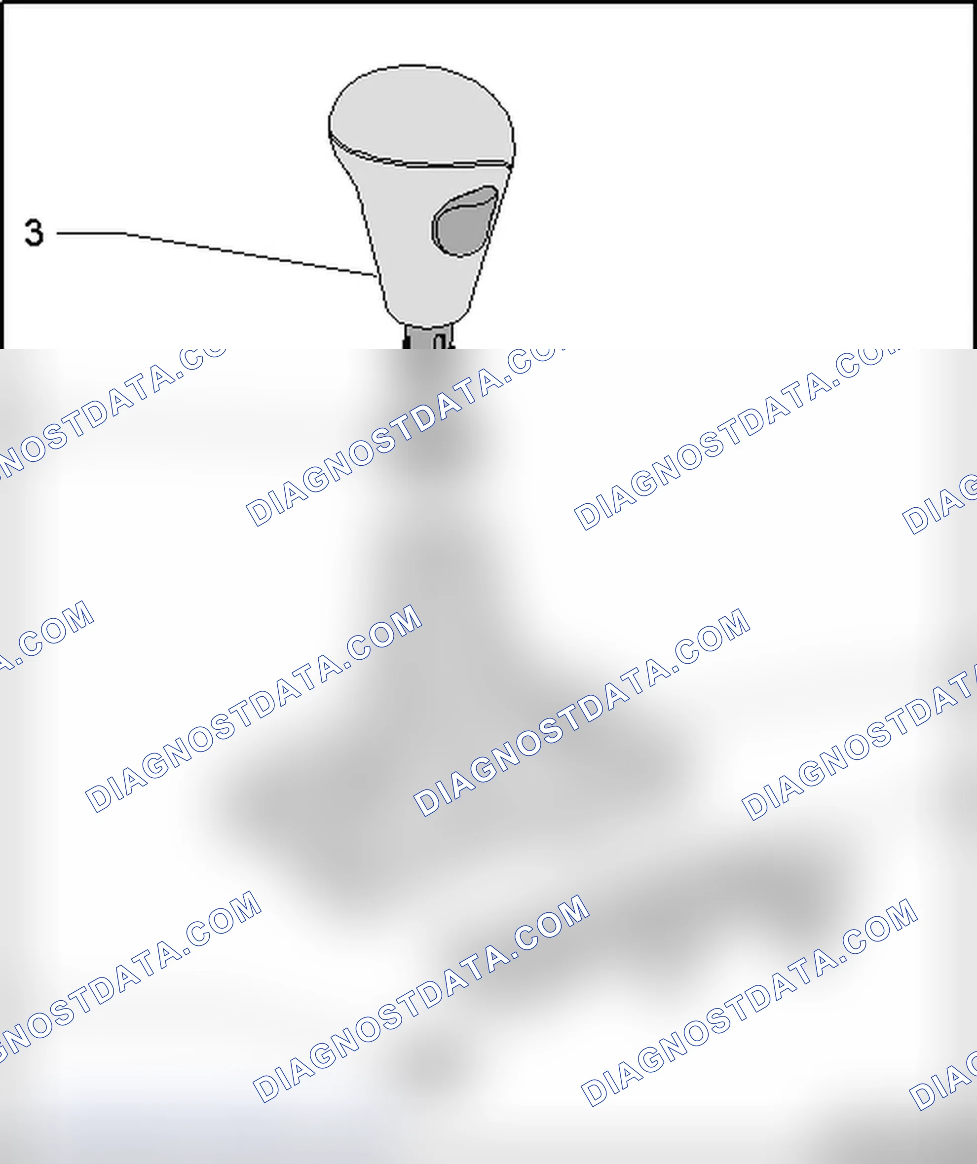 Scheme 34: SELECTOR LEVER HANDLE AND SELECTOR LEVER TRANSMISSION RANGE POSITION DISPLAY UNIT -Y26- OVERVIEW