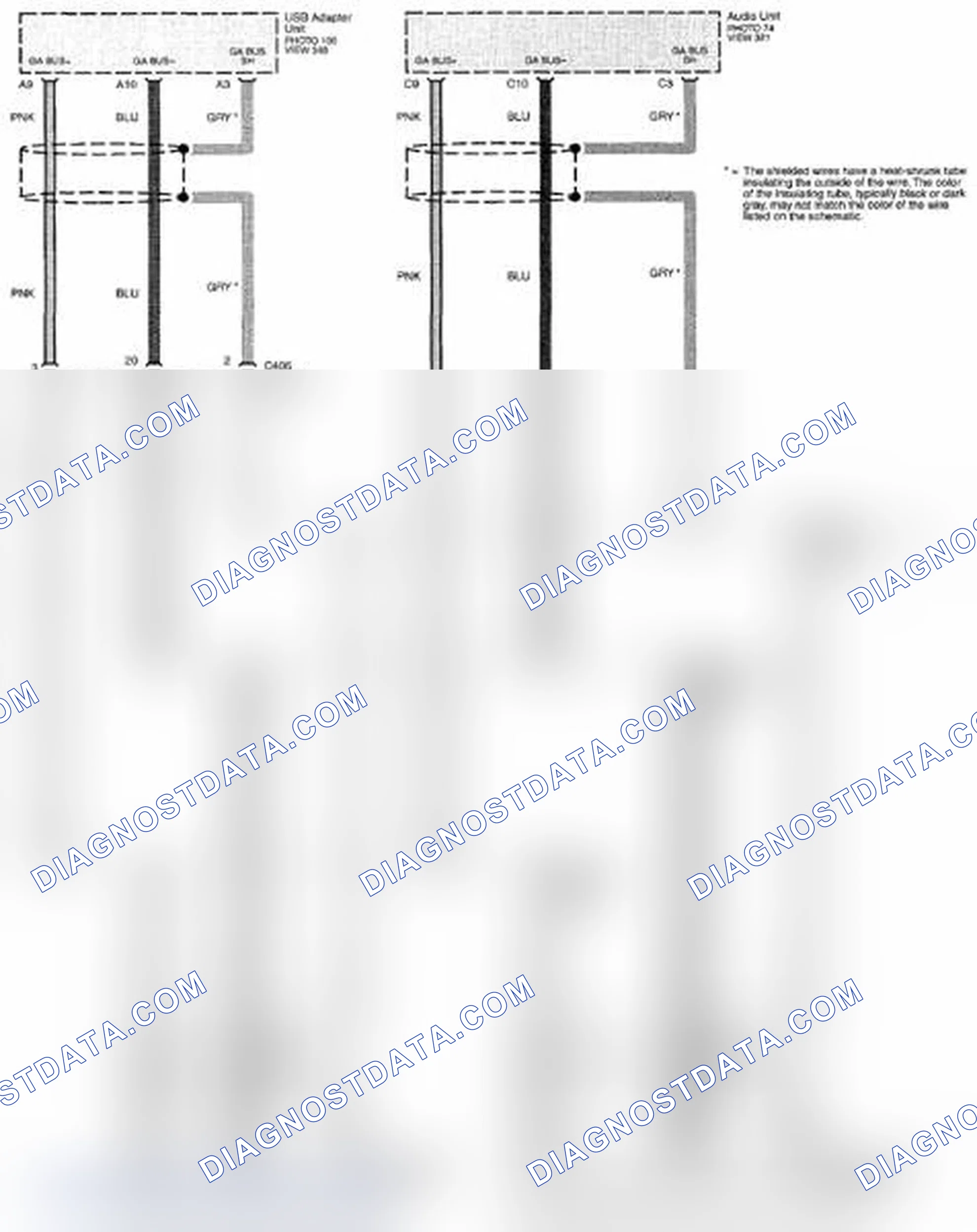 Scheme 295: Multiplex Integrated Control System Circuit Diagram - GA-NET Bus (XM Radio Without Navigation) (Page 50-13)