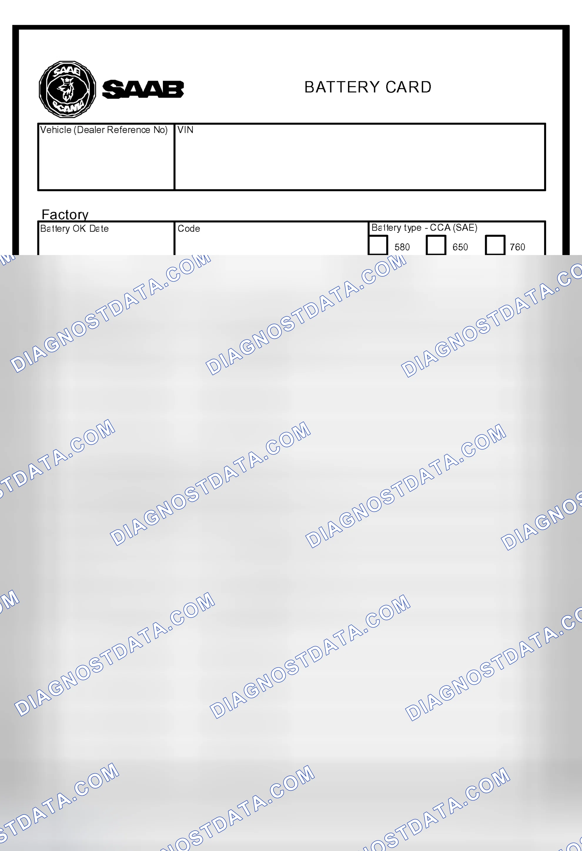 Scheme 16: Identifying Battery Card