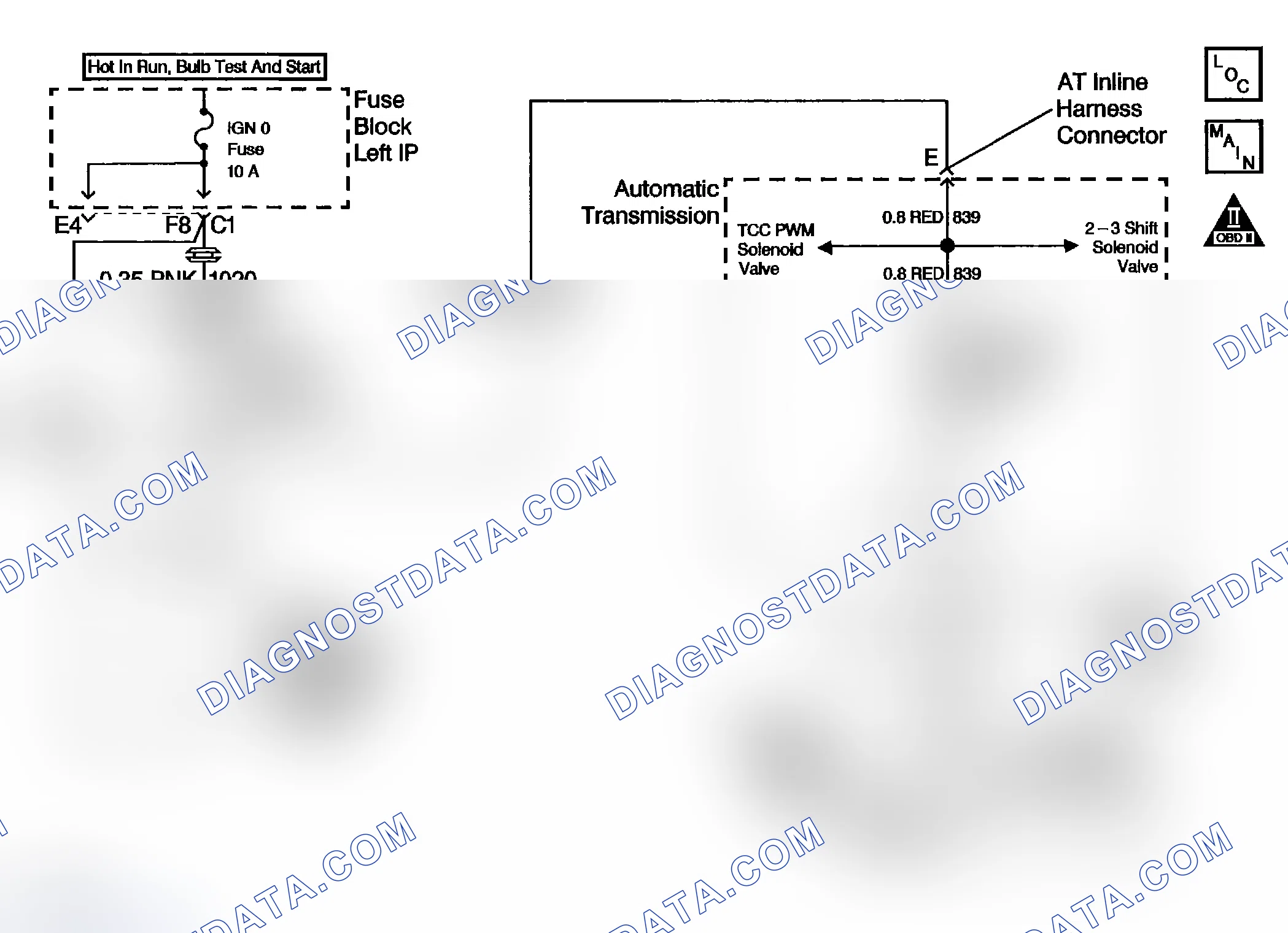 Scheme 837: DTC P0753: 1-2 Shift Solenoid