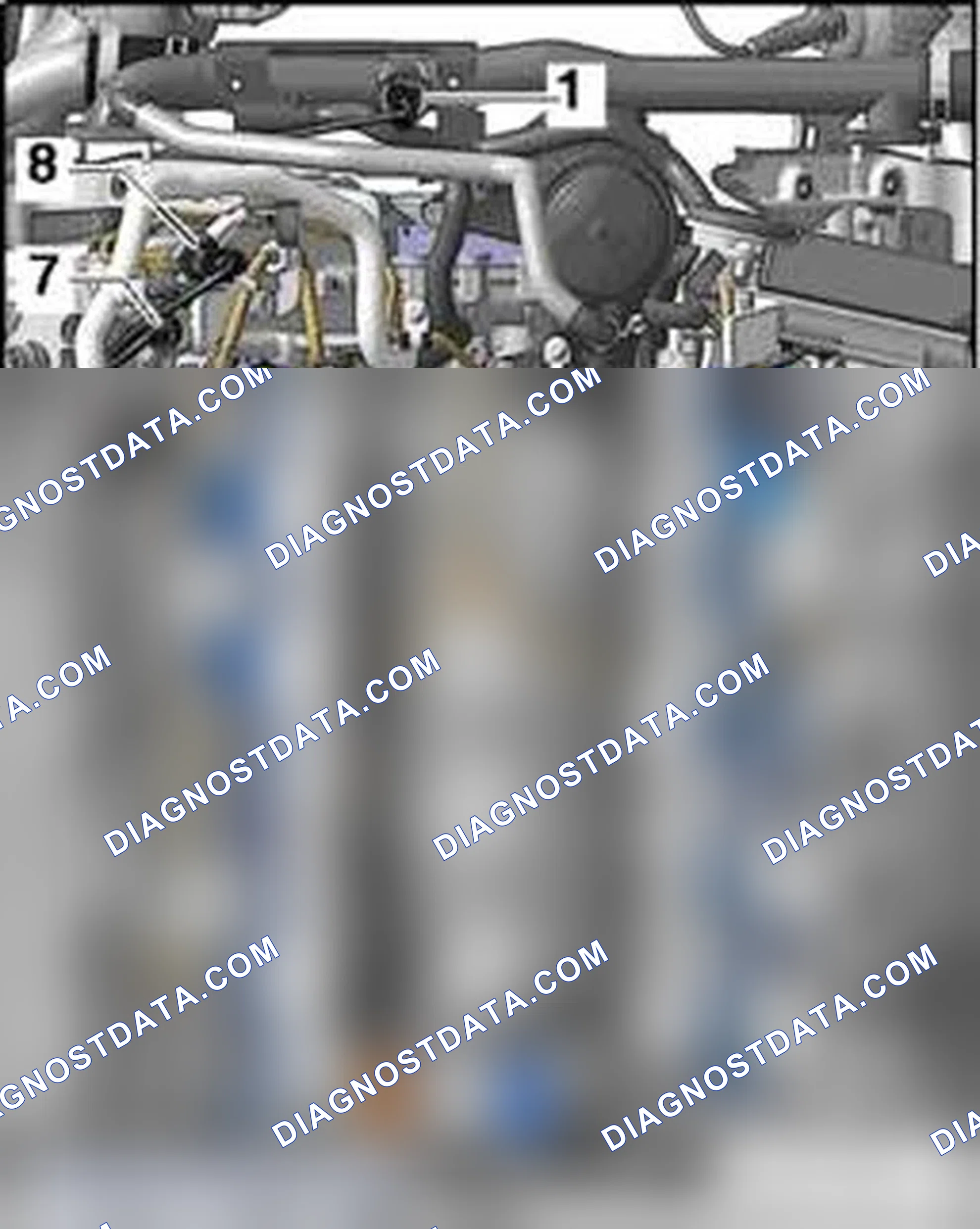Scheme 380: Location inside cylinder head