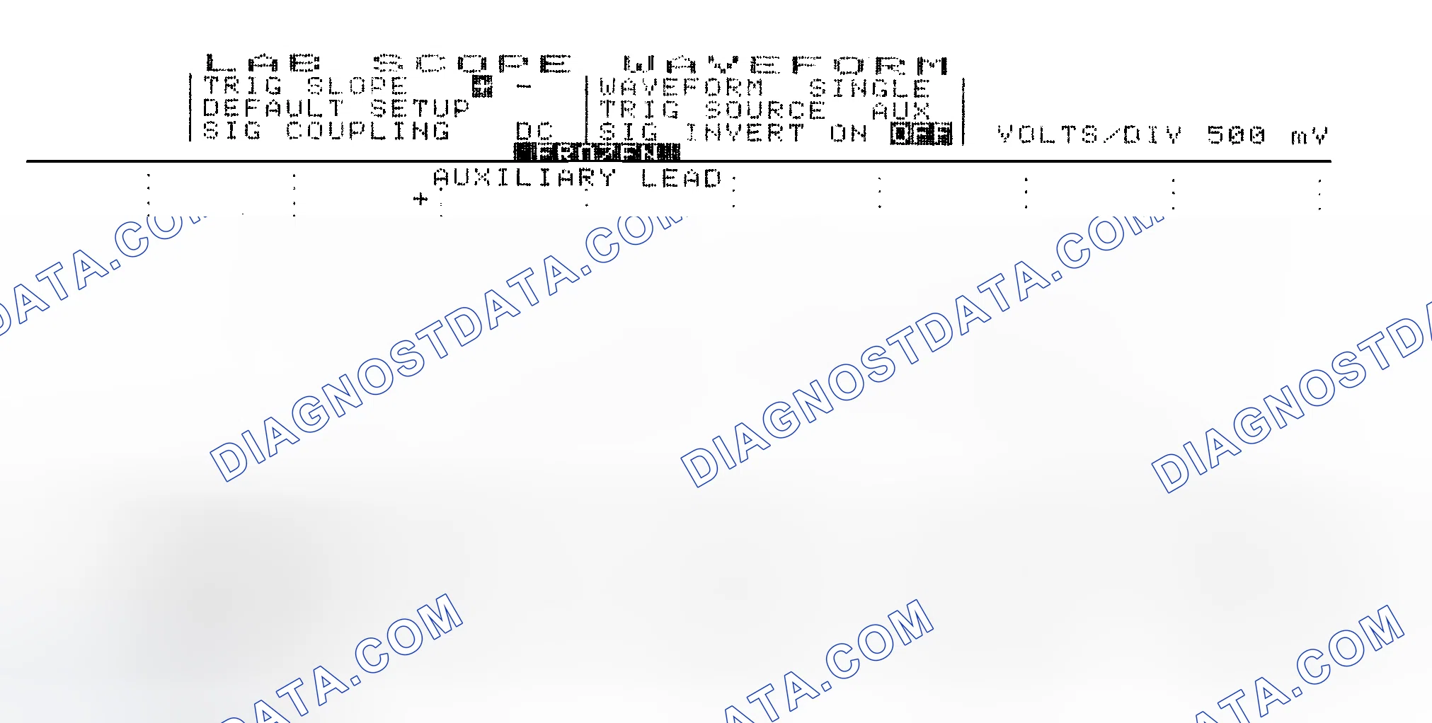 Scheme 14: Single Injector w/Excessive Current Flow - Current Pattern