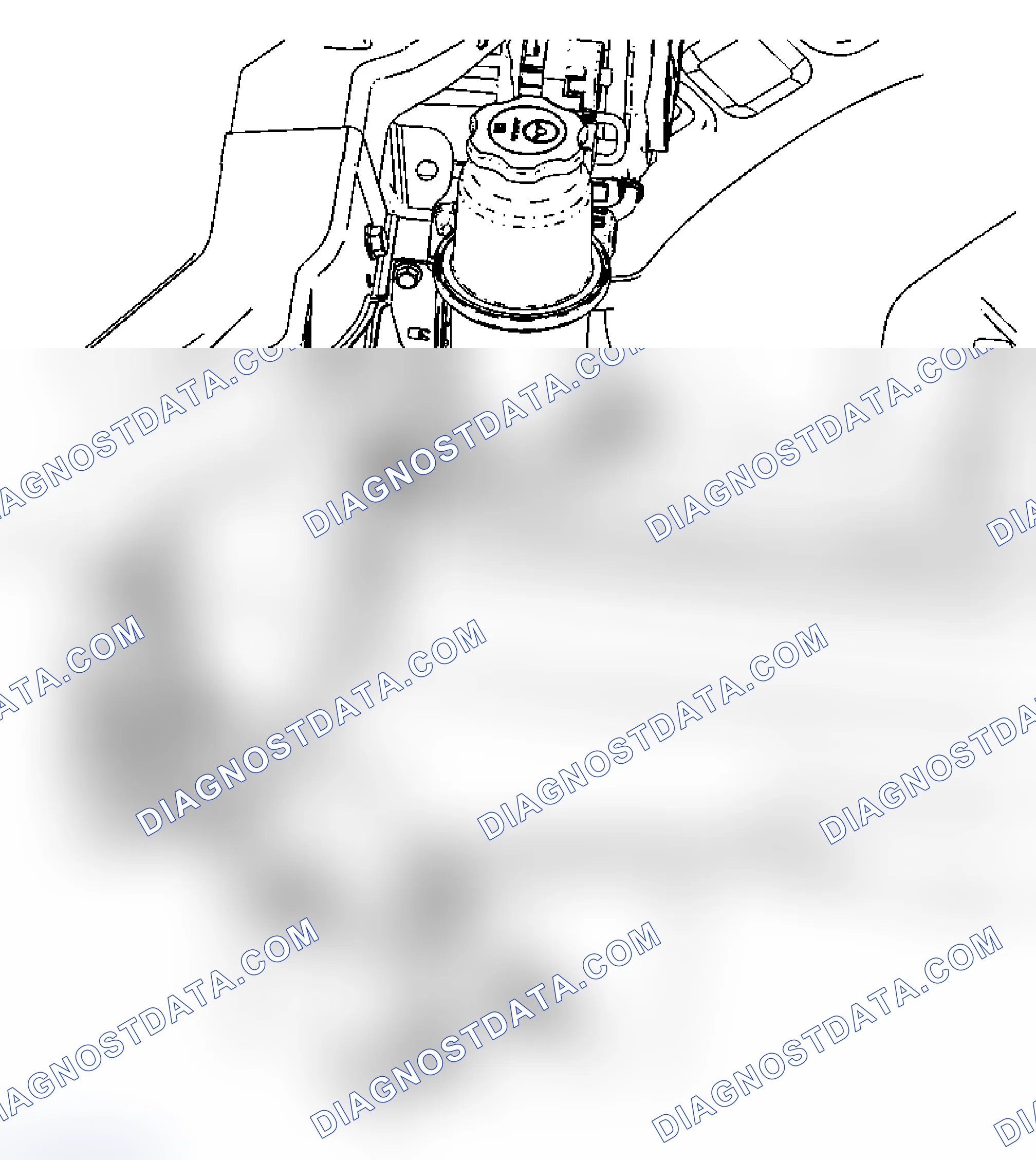 Scheme 11: Power Steering Fluid Reservoir Inlet Hose Replacement (LAU)