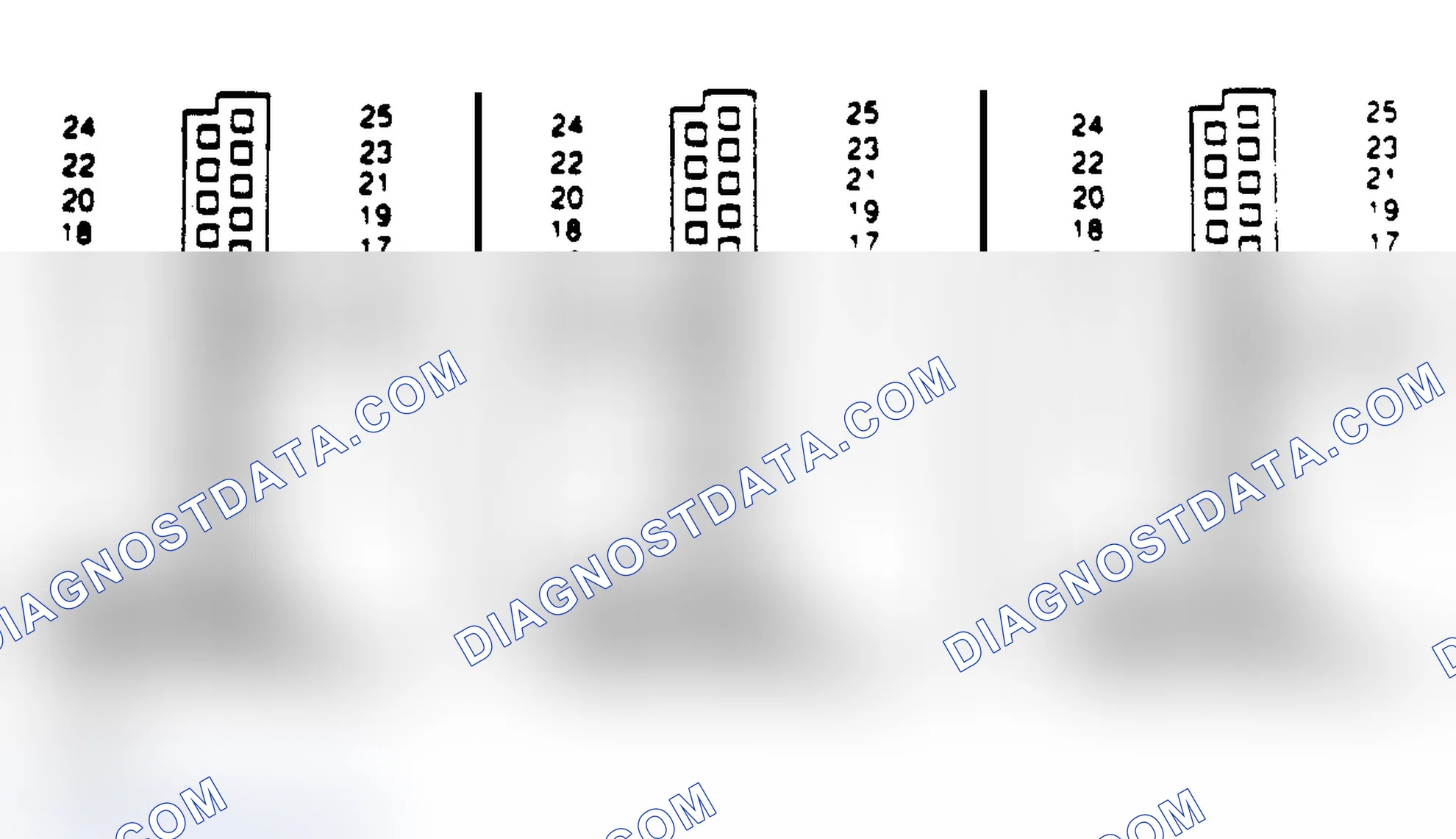 Scheme 166: Logic Module Blue Connector View From Wire End