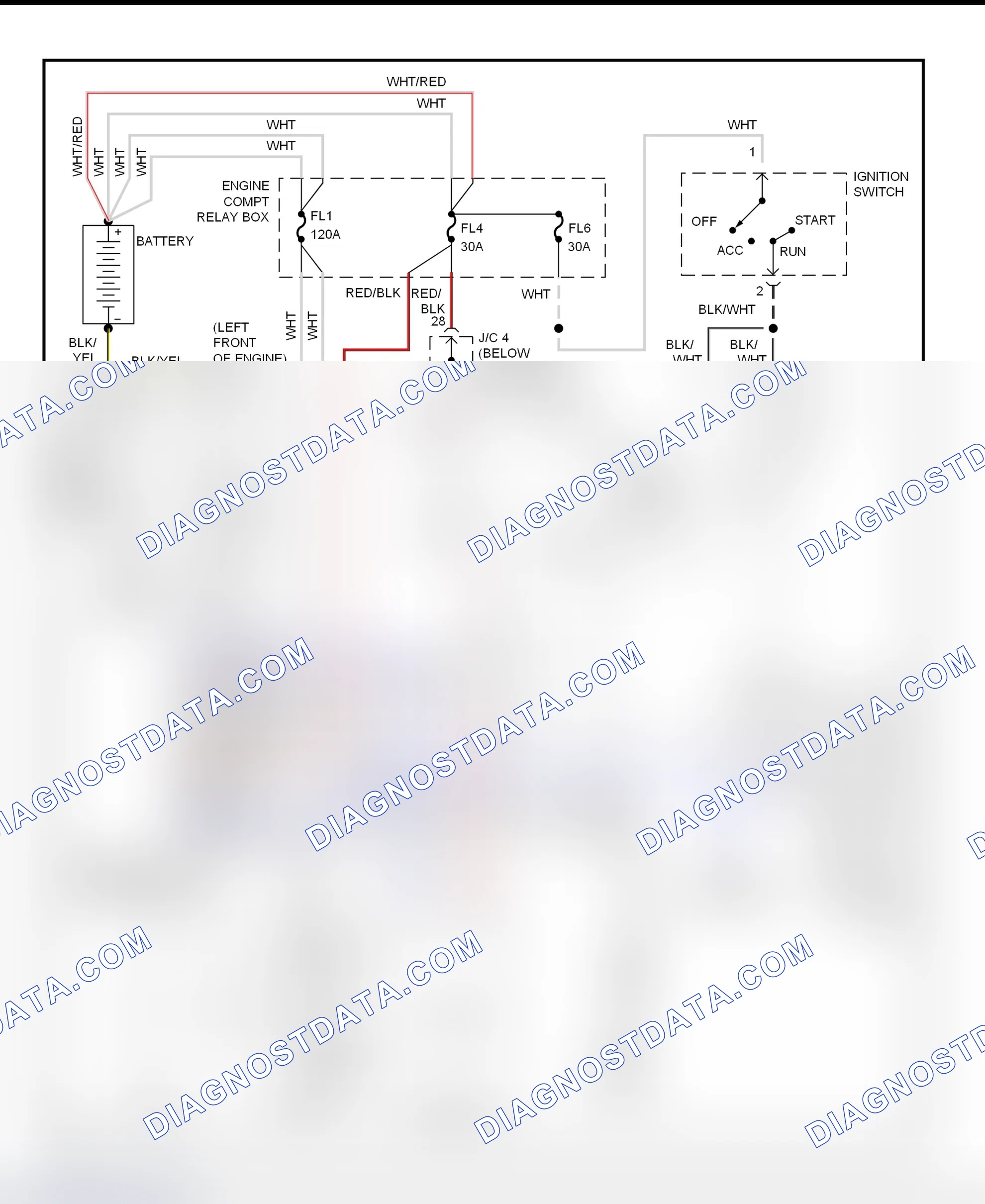 Scheme 1: Charging System Wiring Diagram (2.0L Non-Turbo)