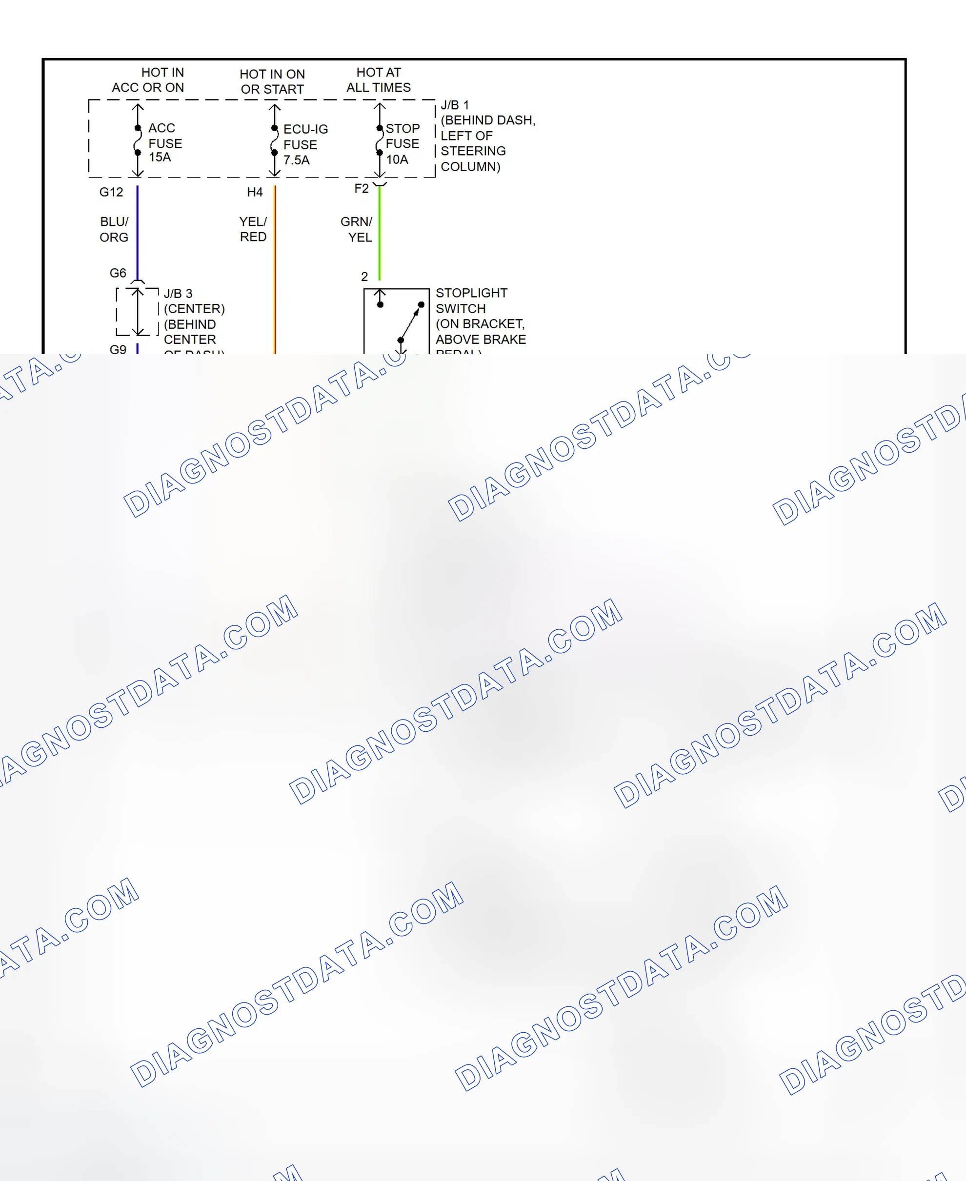 Scheme 380: Shift Interlock System Wiring Diagram (2001 - Toyota Tacoma)