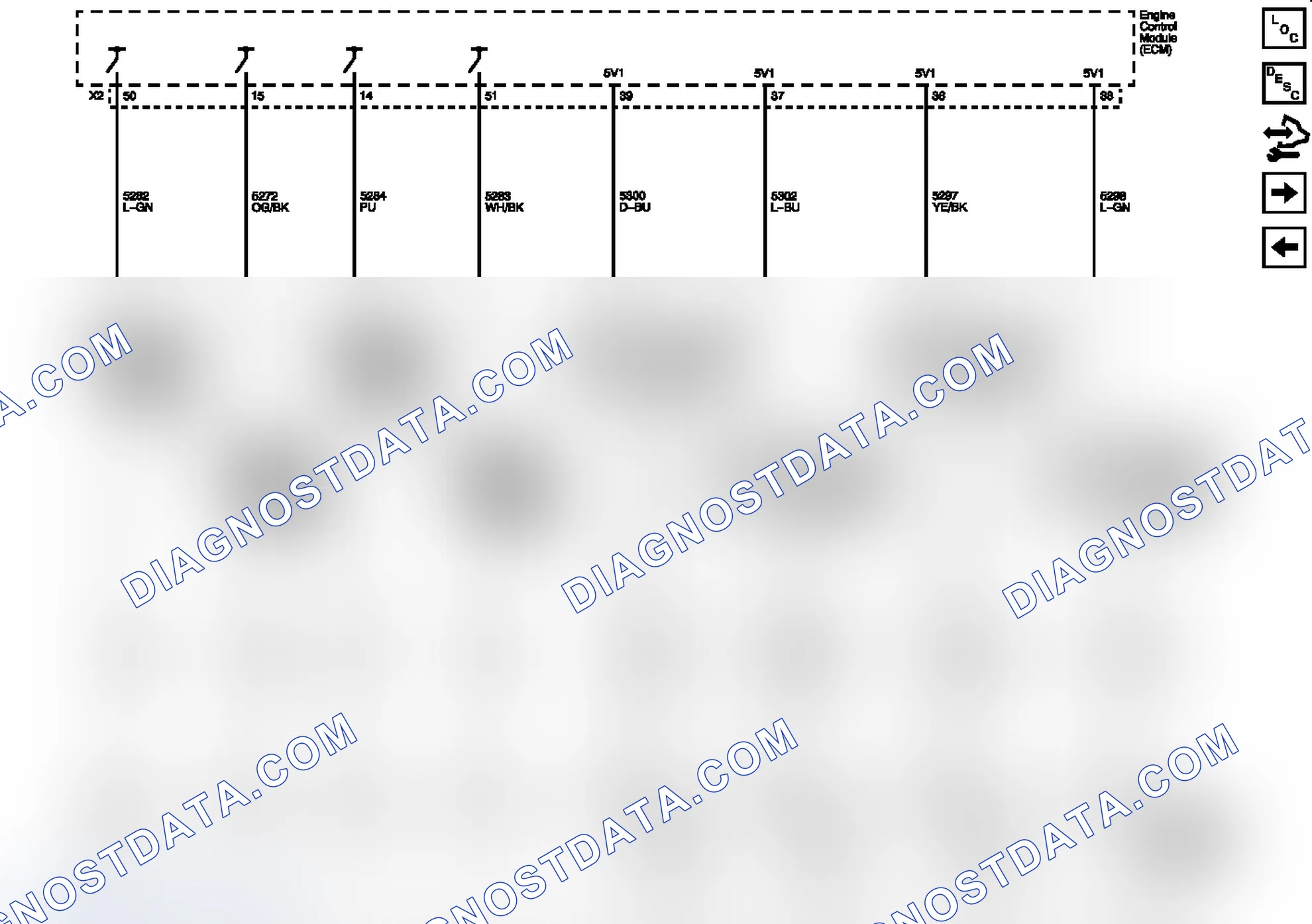 Scheme 17: Ignition Controls- Camshaft Sensors and Actuators Wiring Schematics