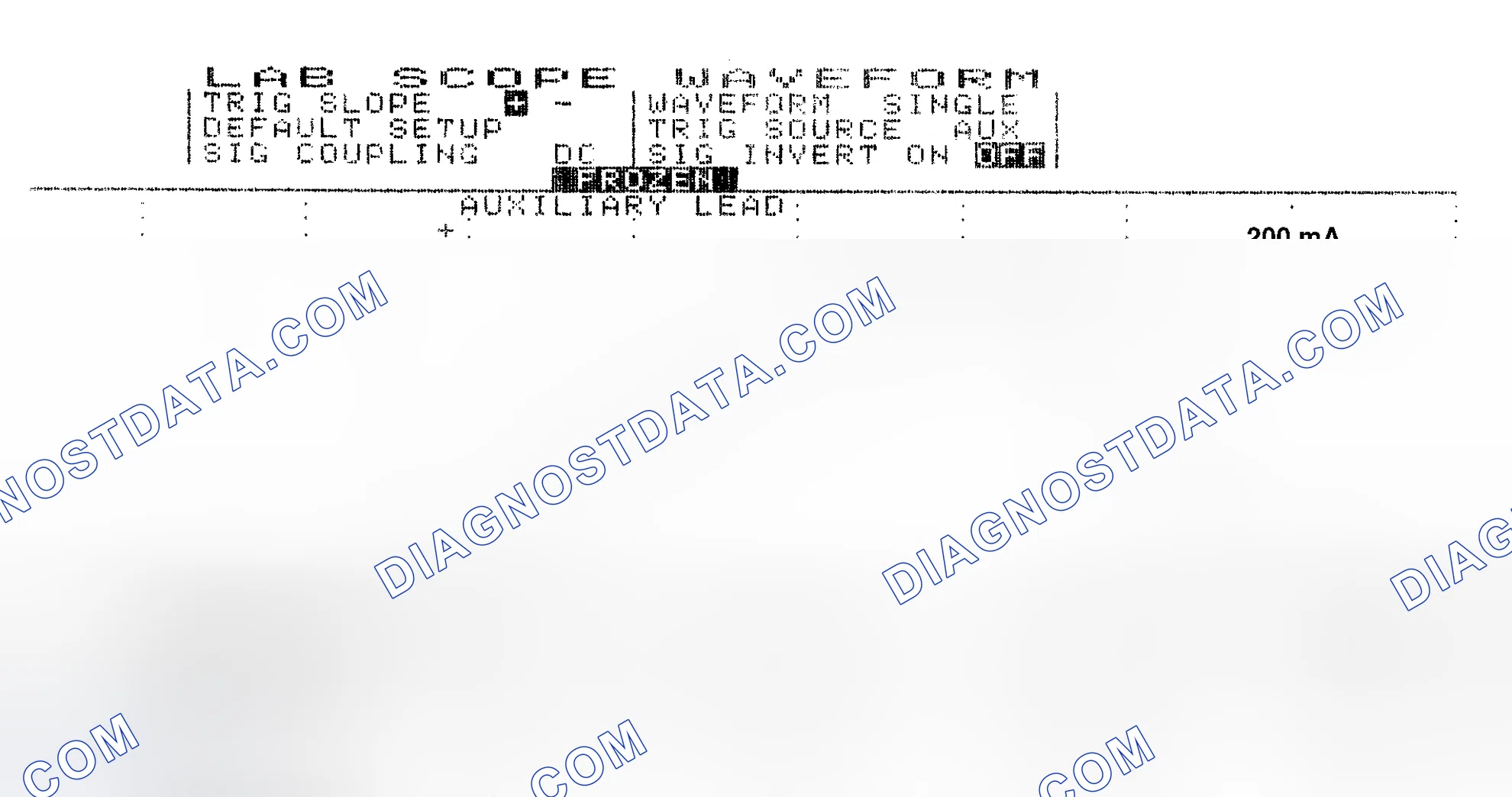 Scheme 13: Single Injector w/Normal Current Flow - Current Pattern