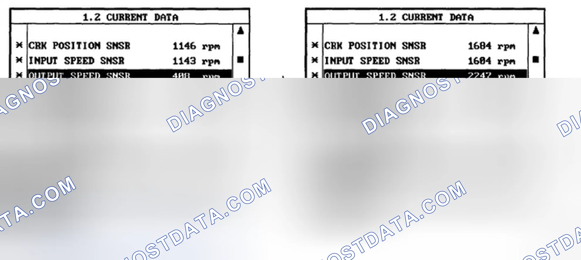 Scheme 145: MONITOR SCANTOOL DATA