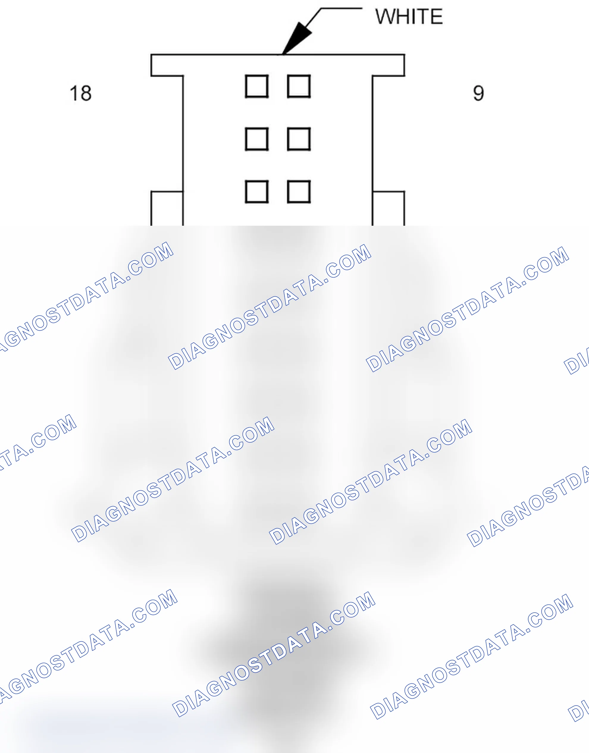 Scheme 100: Central Locking Pump Module/Security System Module Connector End View (C1)