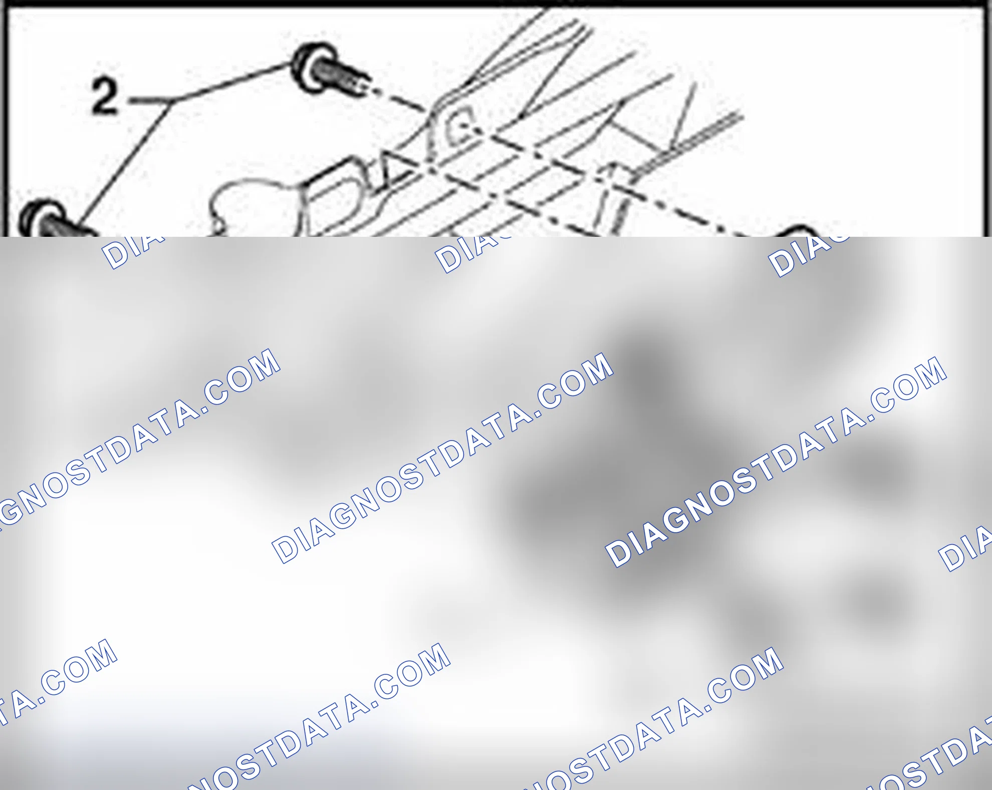 Scheme 35: Removing and installing lower part of hood lock