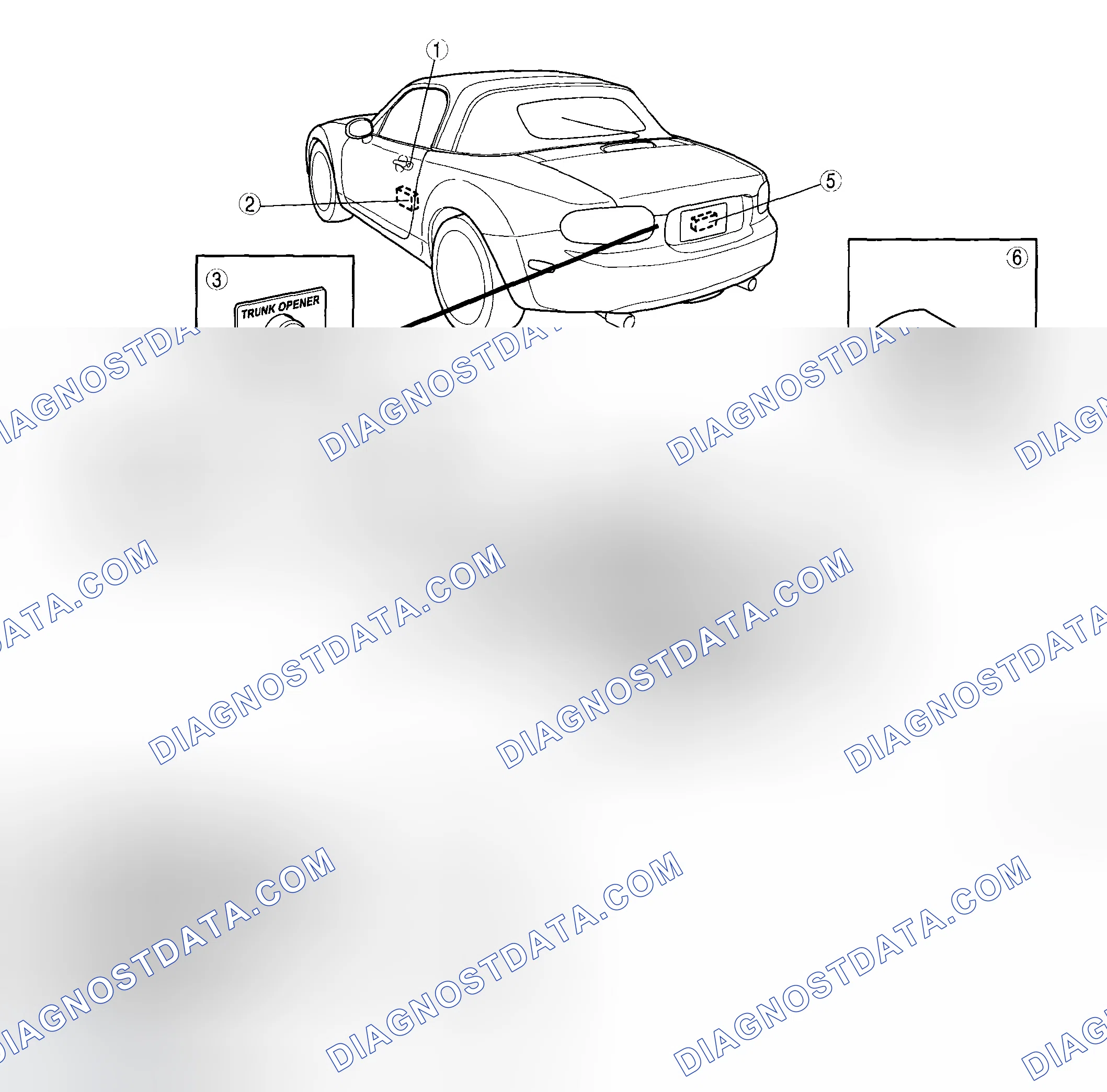 Scheme 77: POWER DOOR LOCK SYSTEM AND KEYLESS ENTRY SYSTEM LOCATION INDEX [KEYLESS ENTRY SYSTEM]