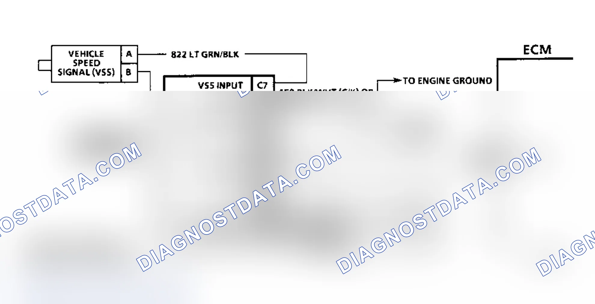 Scheme 263: CODE 24, VEHICLE SPEED SENSOR - 1992 EXCEPT 4L80-E TRANS.