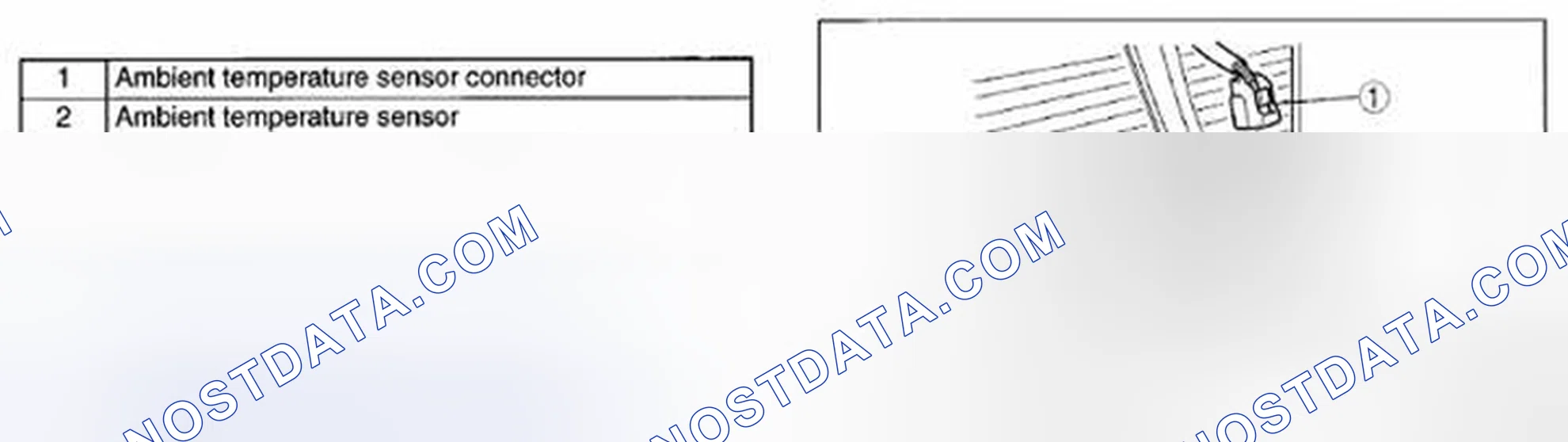 Scheme 46: AMBIENT TEMPERATURE SENSOR REMOVAL/INSTALLATION