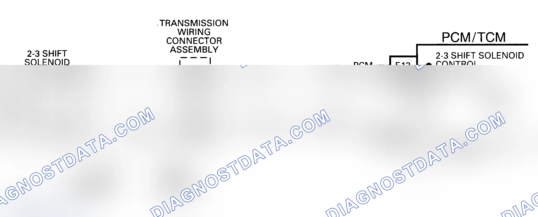 Scheme 538: DTC 81 Schematic ("G" & "P" Series - 4L80-E) 2-3 Shift Solenoid Circuit Fault