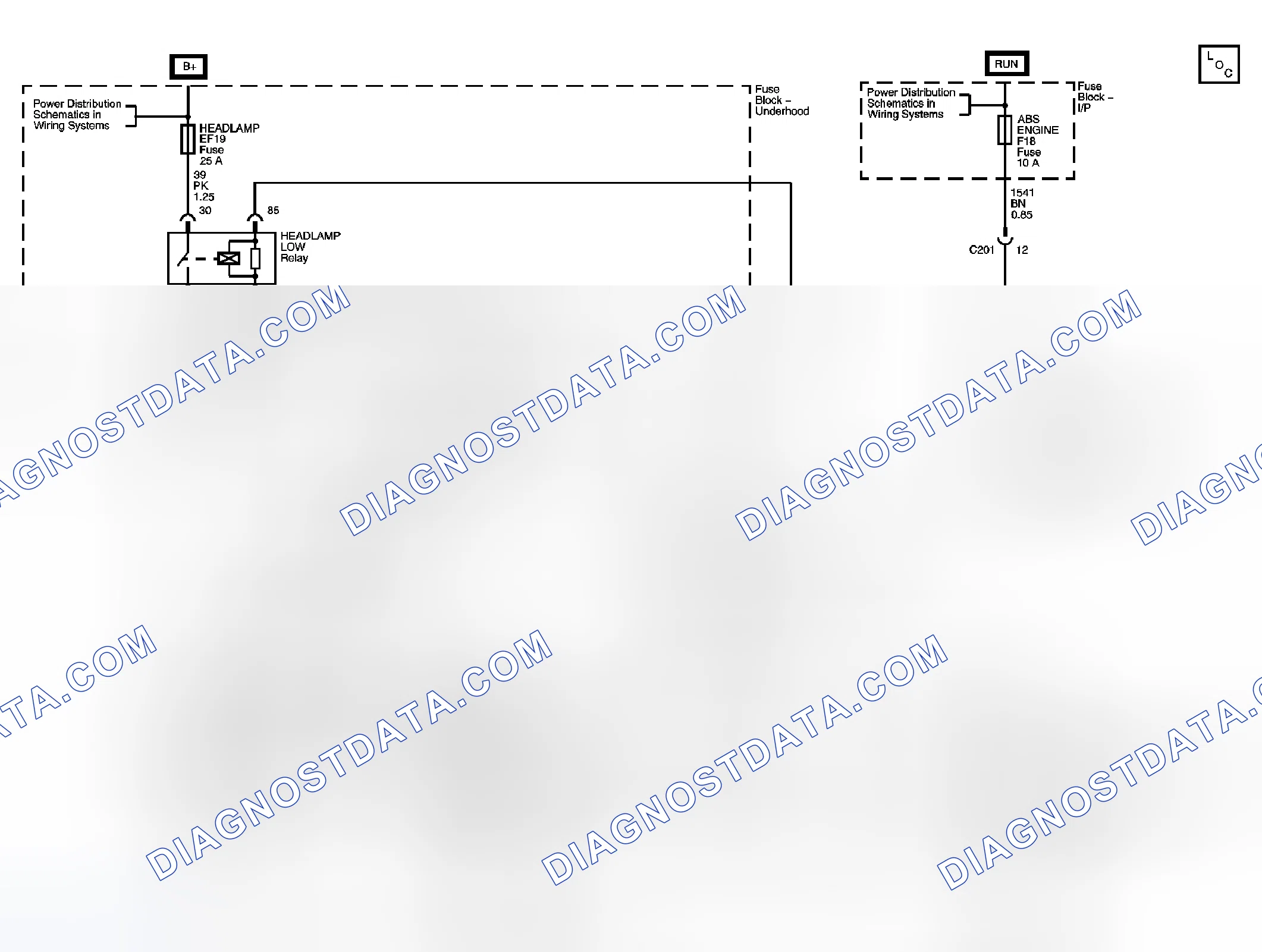 Scheme 9: Headlight Leveling Schematics (Hatchback)