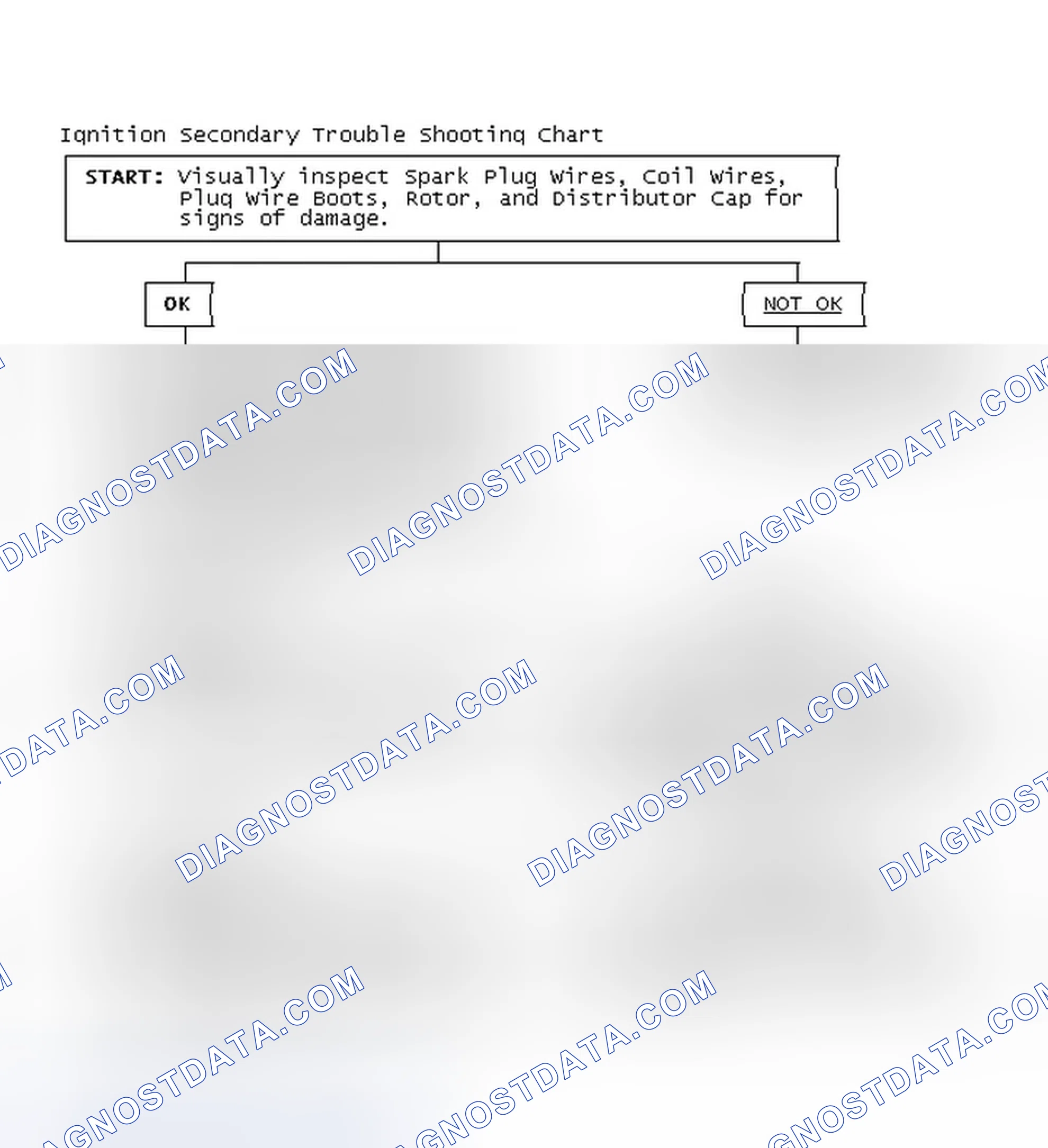 Scheme 1: Ignition Secondary Trouble Shooting Chart