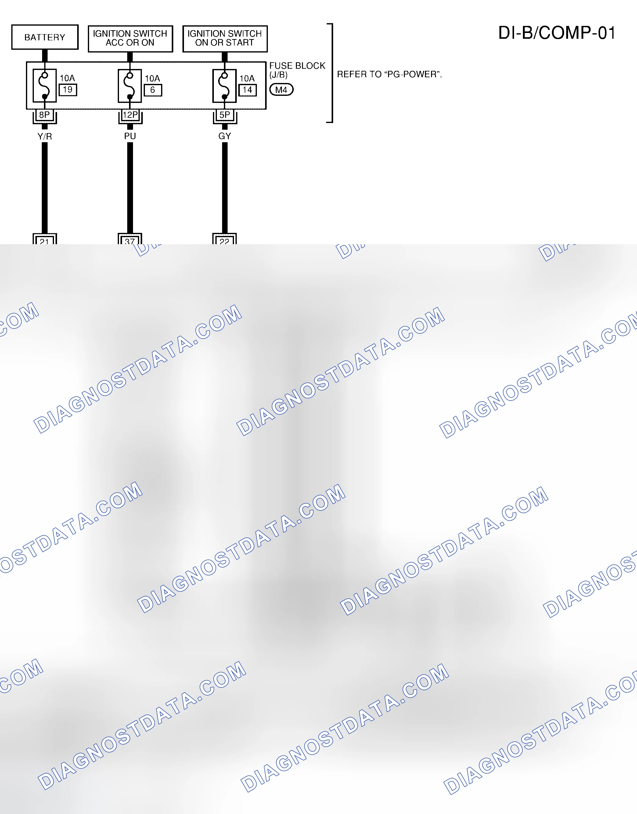Scheme 487: Wiring Diagram-B/COMP