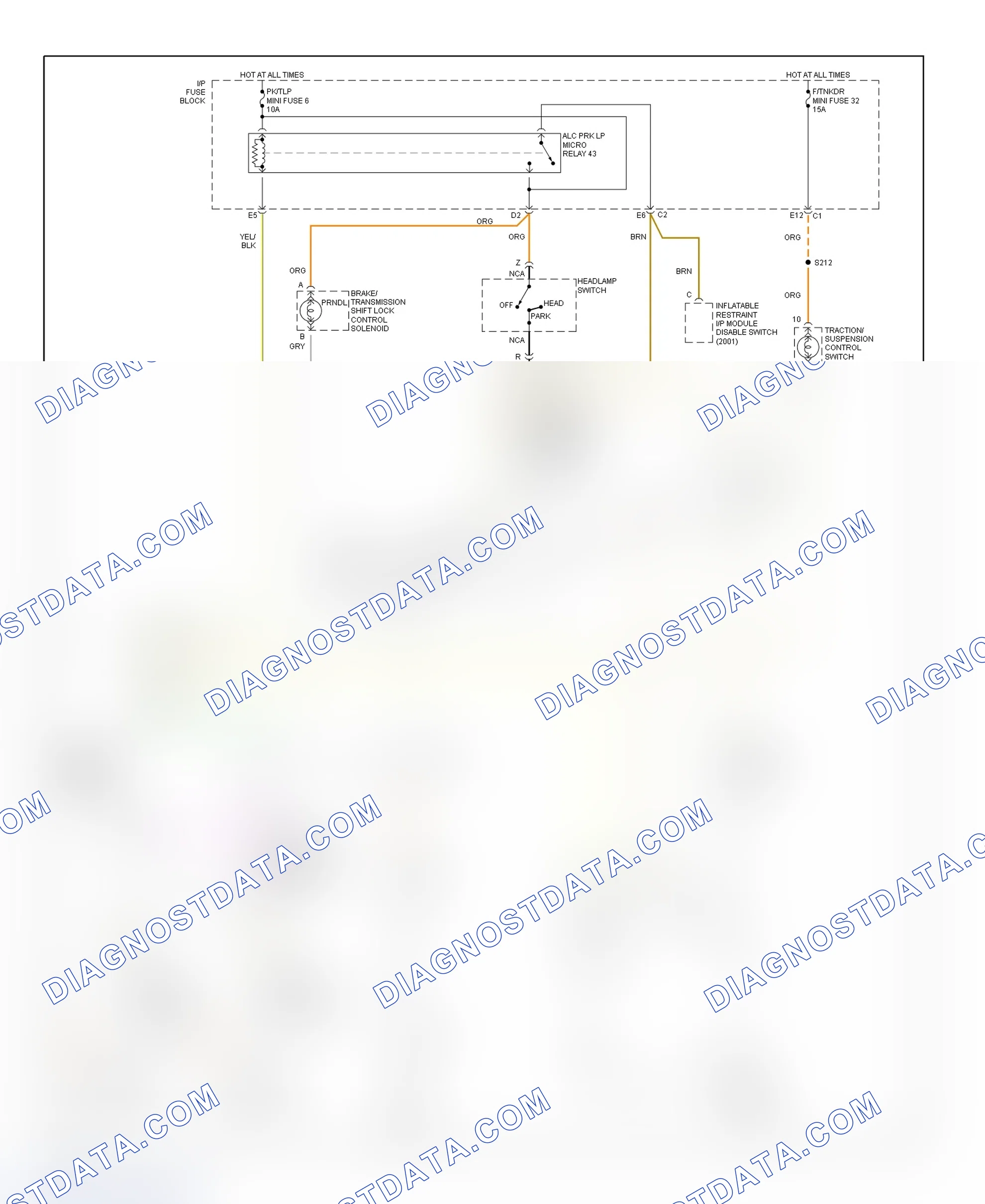 Scheme 29: Illumination/Interior Lights Wiring Diagram (Corvette - 2 Of 2)