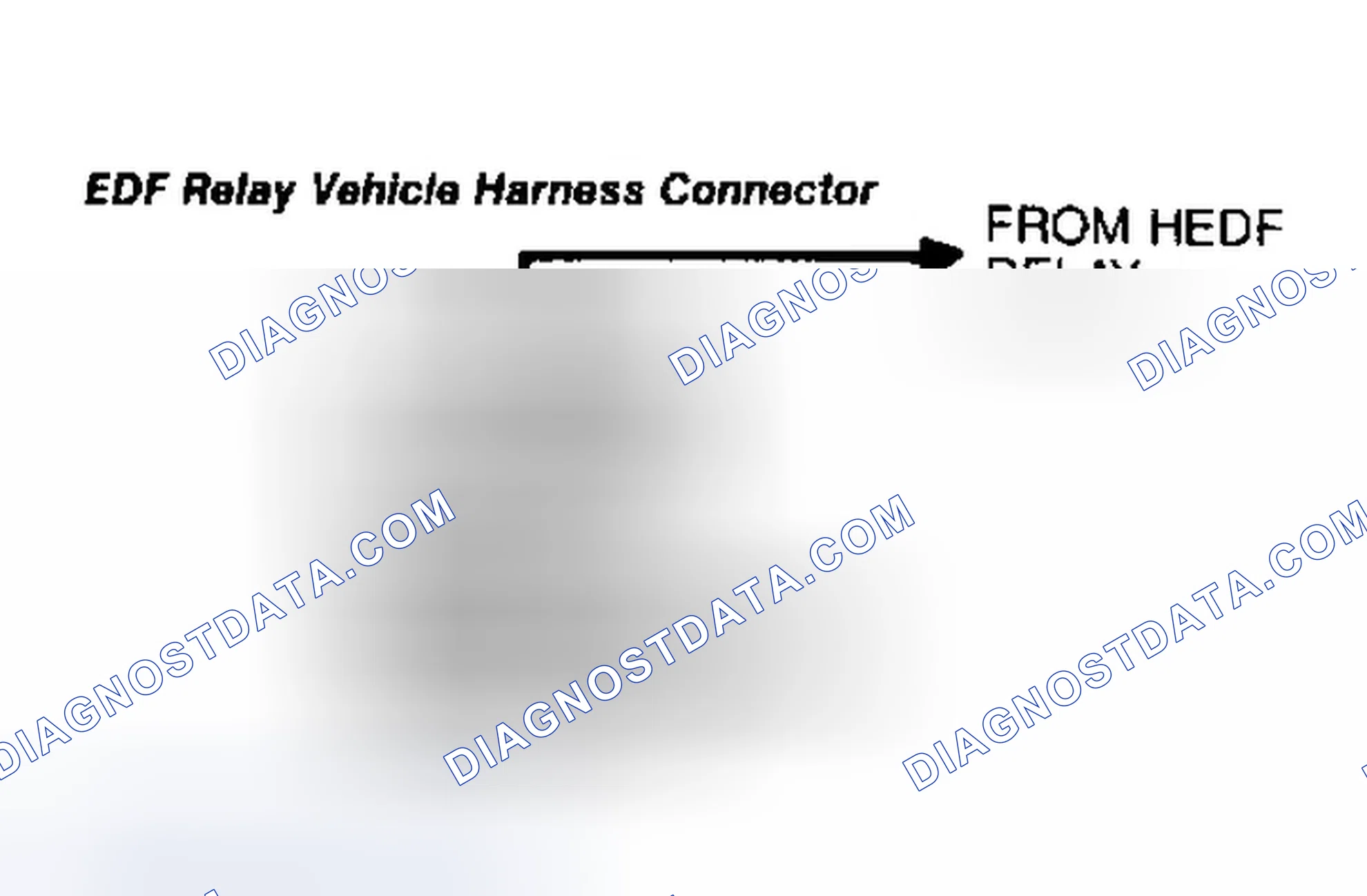 Scheme 73: EDF Relay Vehicle Harness Connector
