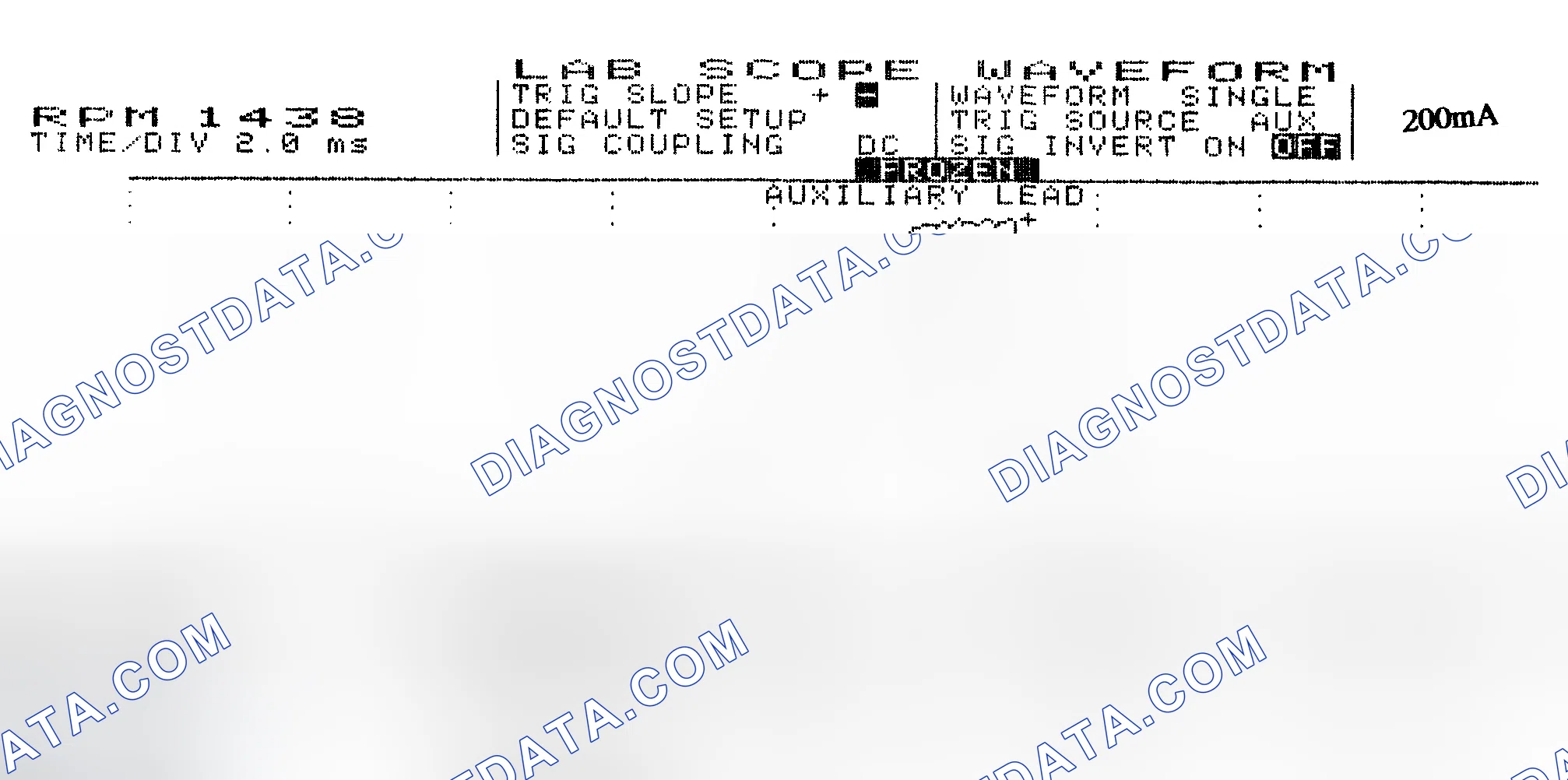 Scheme 15: Single Injector w/Normal Current Flow - Current Pattern