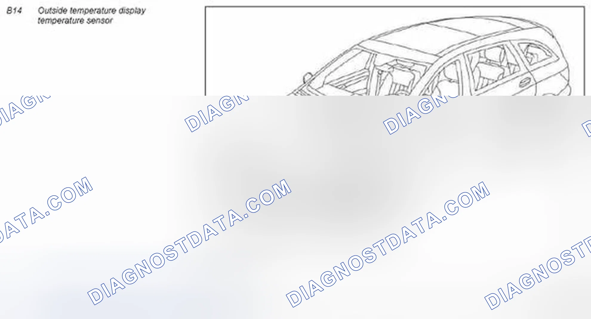 Scheme 190: Outside air temperature sensor, component description - GF83.57-P-4000RT