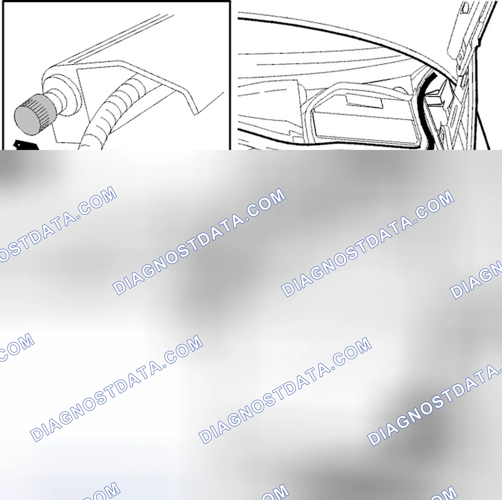 Scheme 95: Connecting fuel pressure gauge