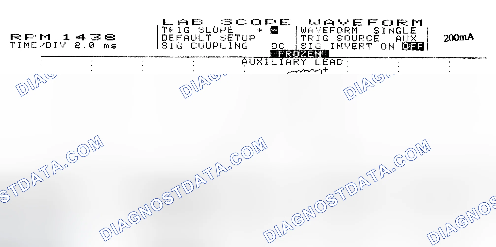 Scheme 15: Single Injector w/Normal Current Flow - Current Pattern