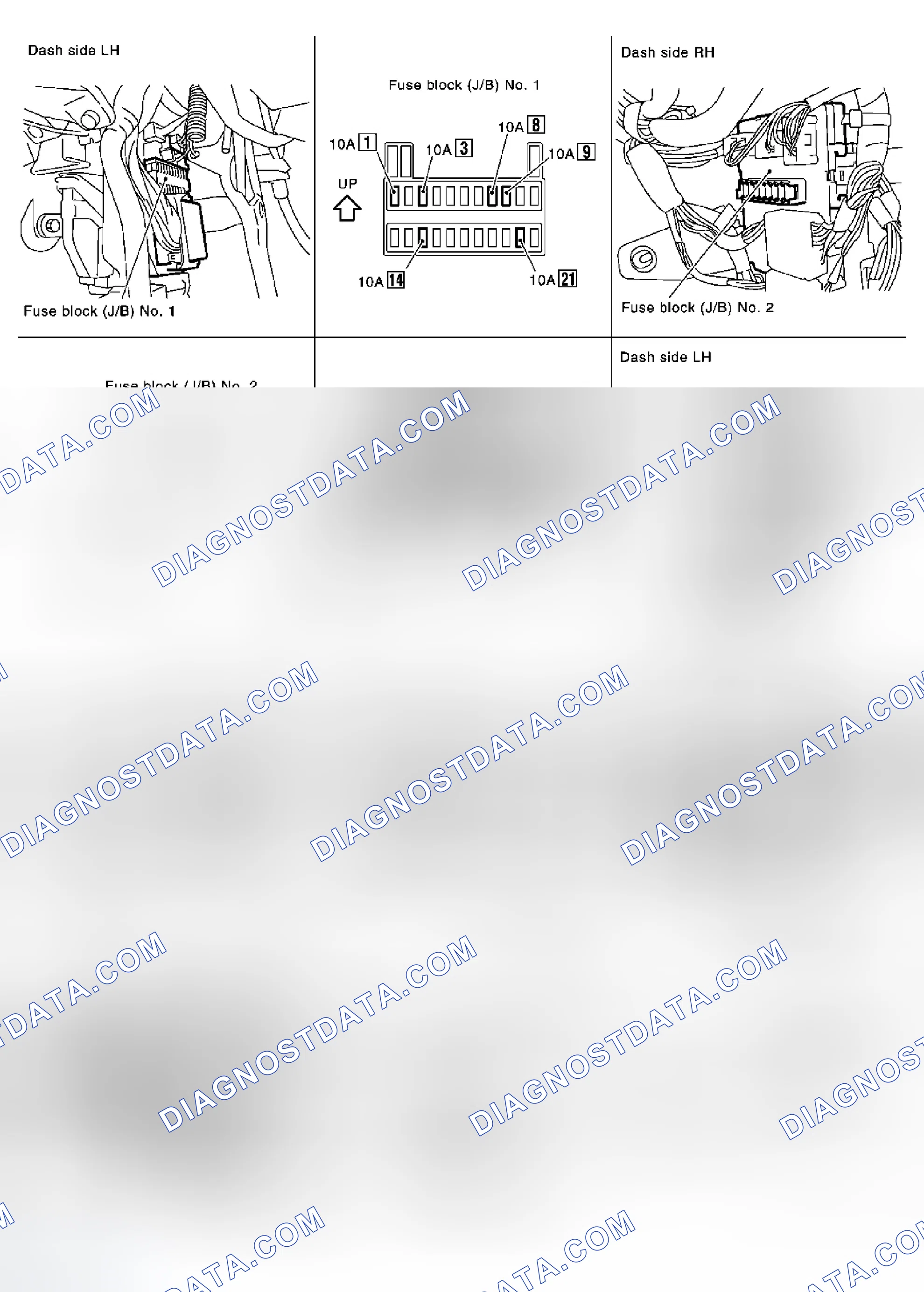 Scheme 5: Component Parts and Harness Connector Location