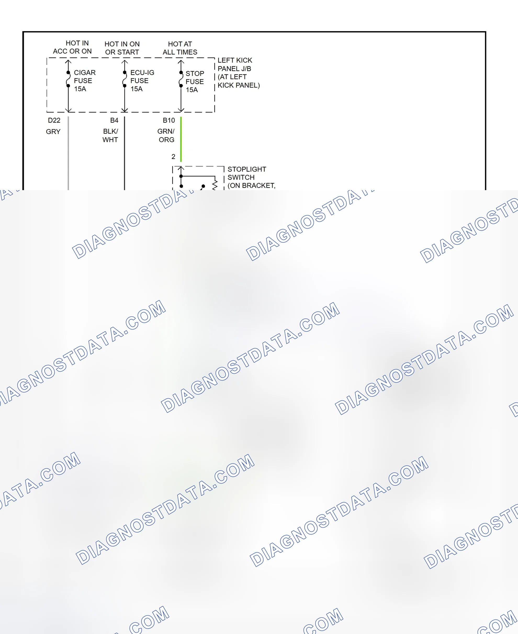 Scheme 387: Shift Interlock System Wiring Diagram (2002 - Lexus LX470)