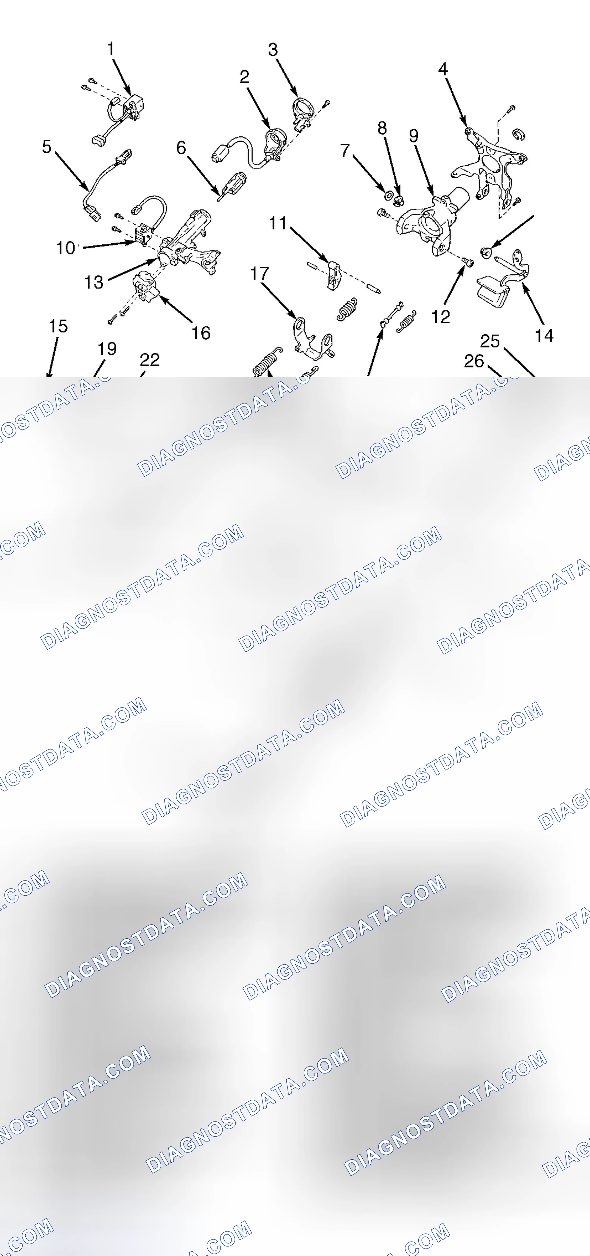 Scheme 12: Disassembly (Land Cruiser/LX470)