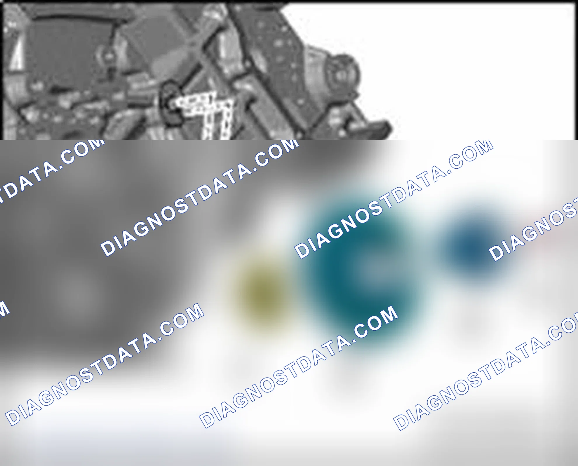 Scheme 153: Location of the mounting pins for the camshaft timing chain drive sprocket