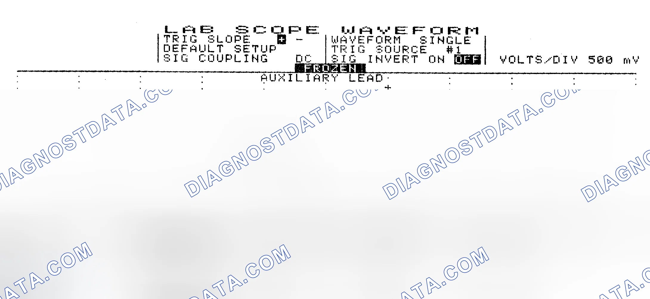 Scheme 10: Single Injector w/Excessive Current Flow - Current Pattern